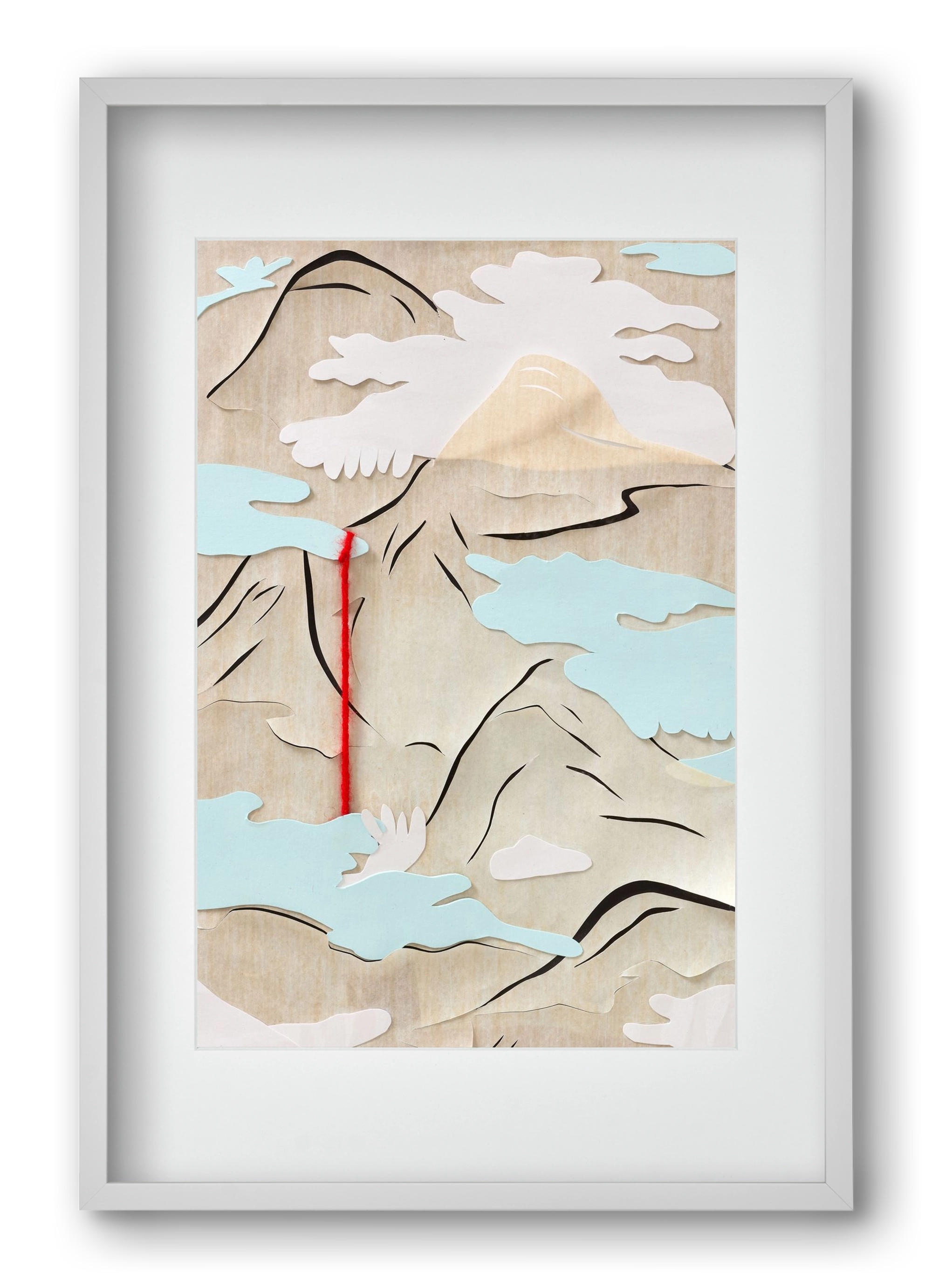 Létmélység 03 // Depth of Being 03, 40x60 cm (30x45 cm), Fehér keret, paszpartuval