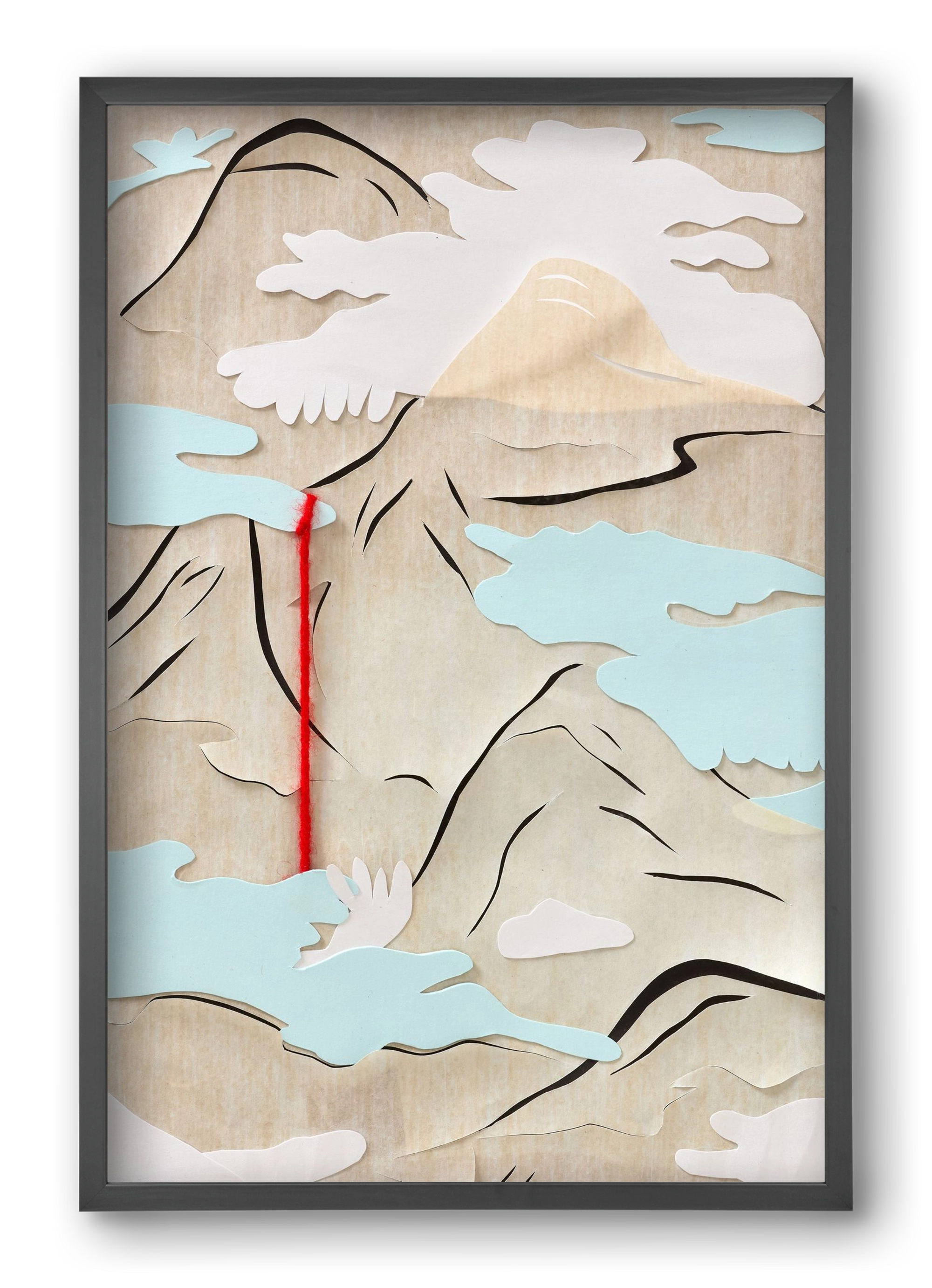 Létmélység 03 // Depth of Being 03, 40x60 cm (40x60 cm), Fekete keret