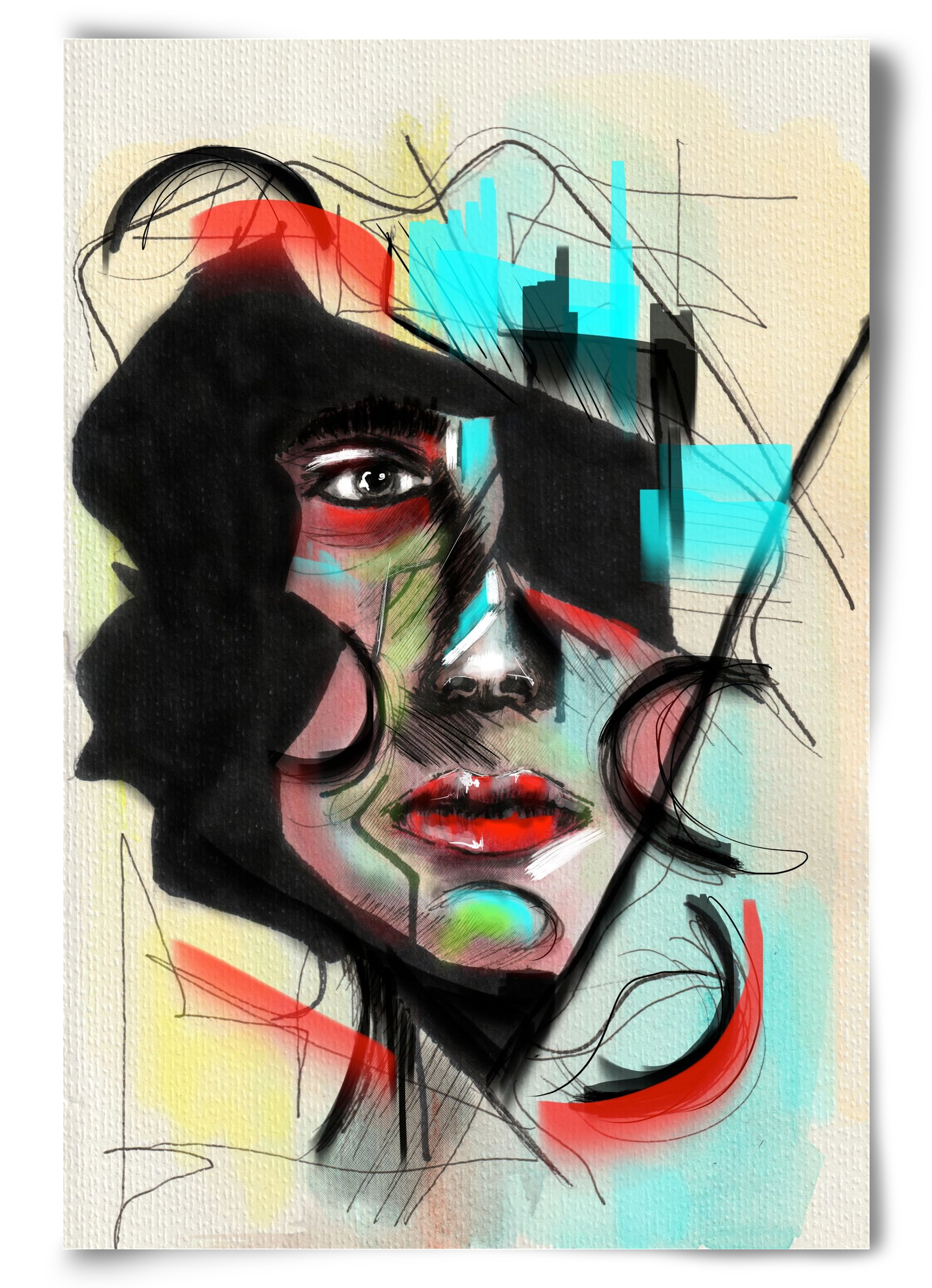 Shattered Silence, 60x90 cm, Keret nélkül