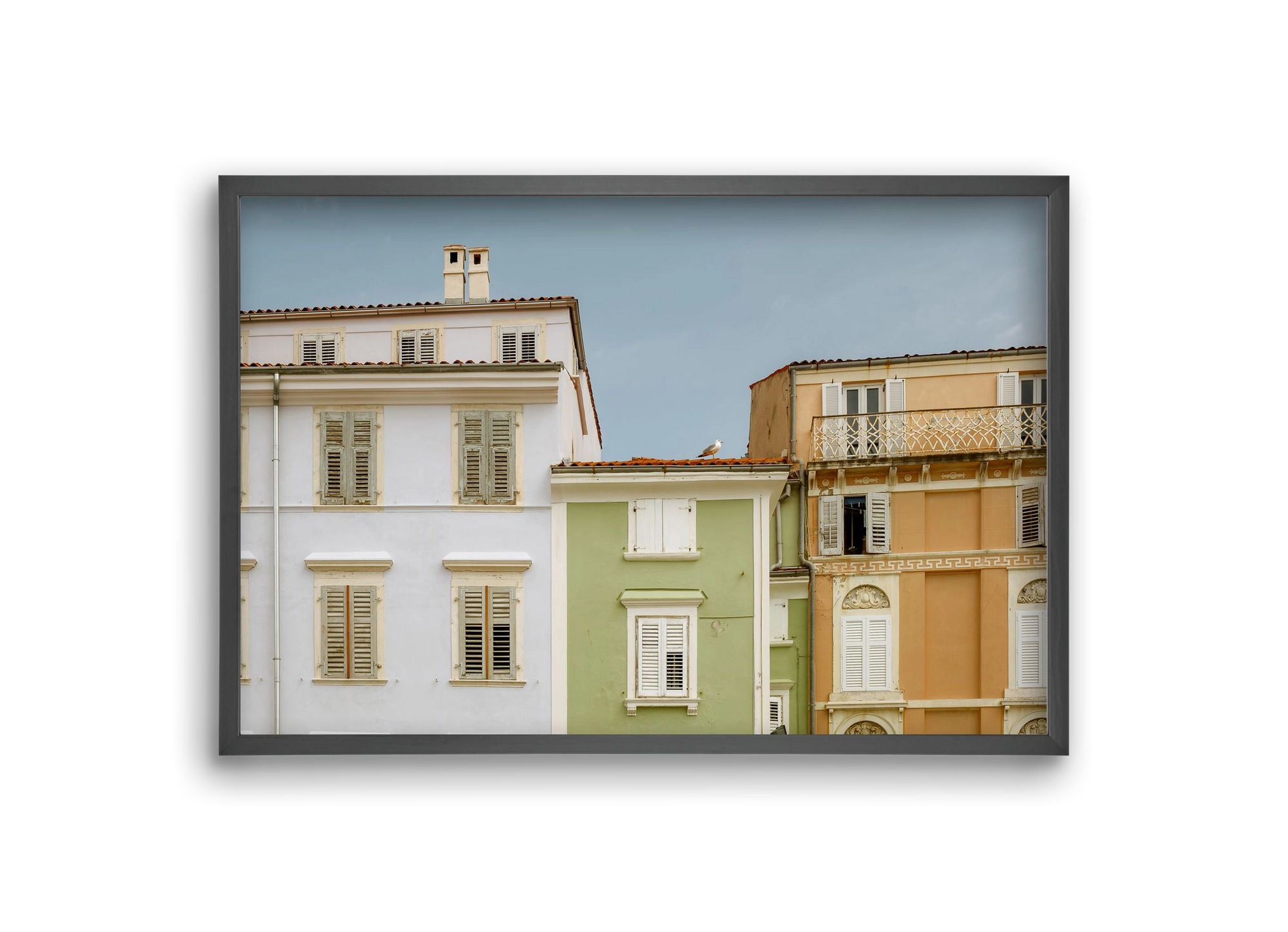 CoastalHomes, 30x20 cm (30x20 cm), Fekete keret