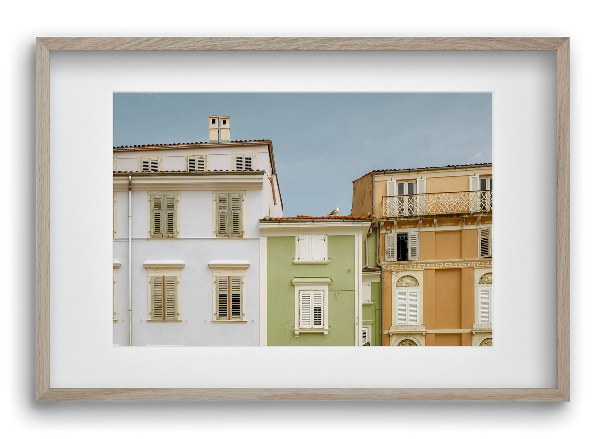 CoastalHomes, 60x40 cm (45x30 cm), Tölgy keret, paszpartuval