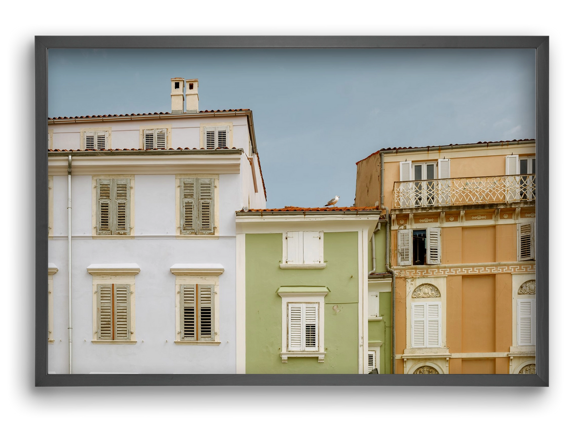 CoastalHomes, 60x40 cm (60x40 cm), Fekete keret