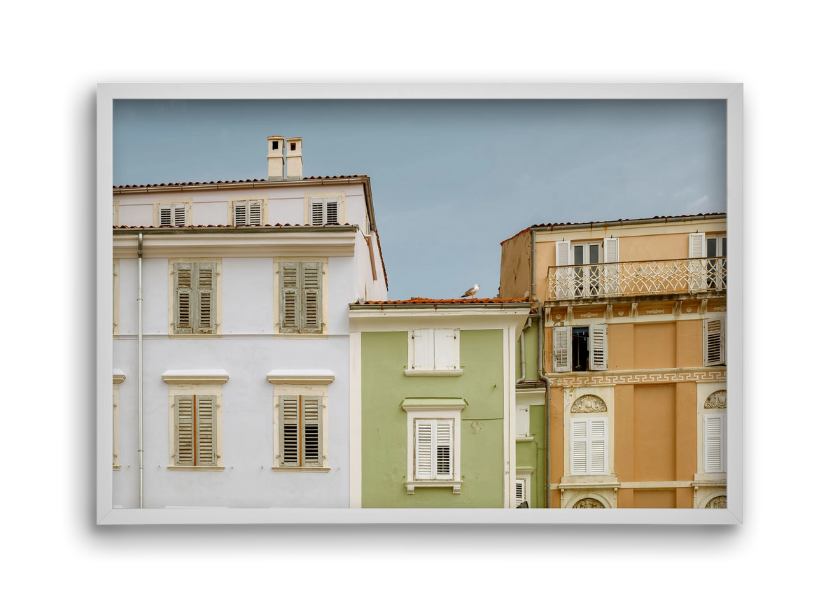 CoastalHomes, 45x30 cm (45x30 cm), Fehér keret