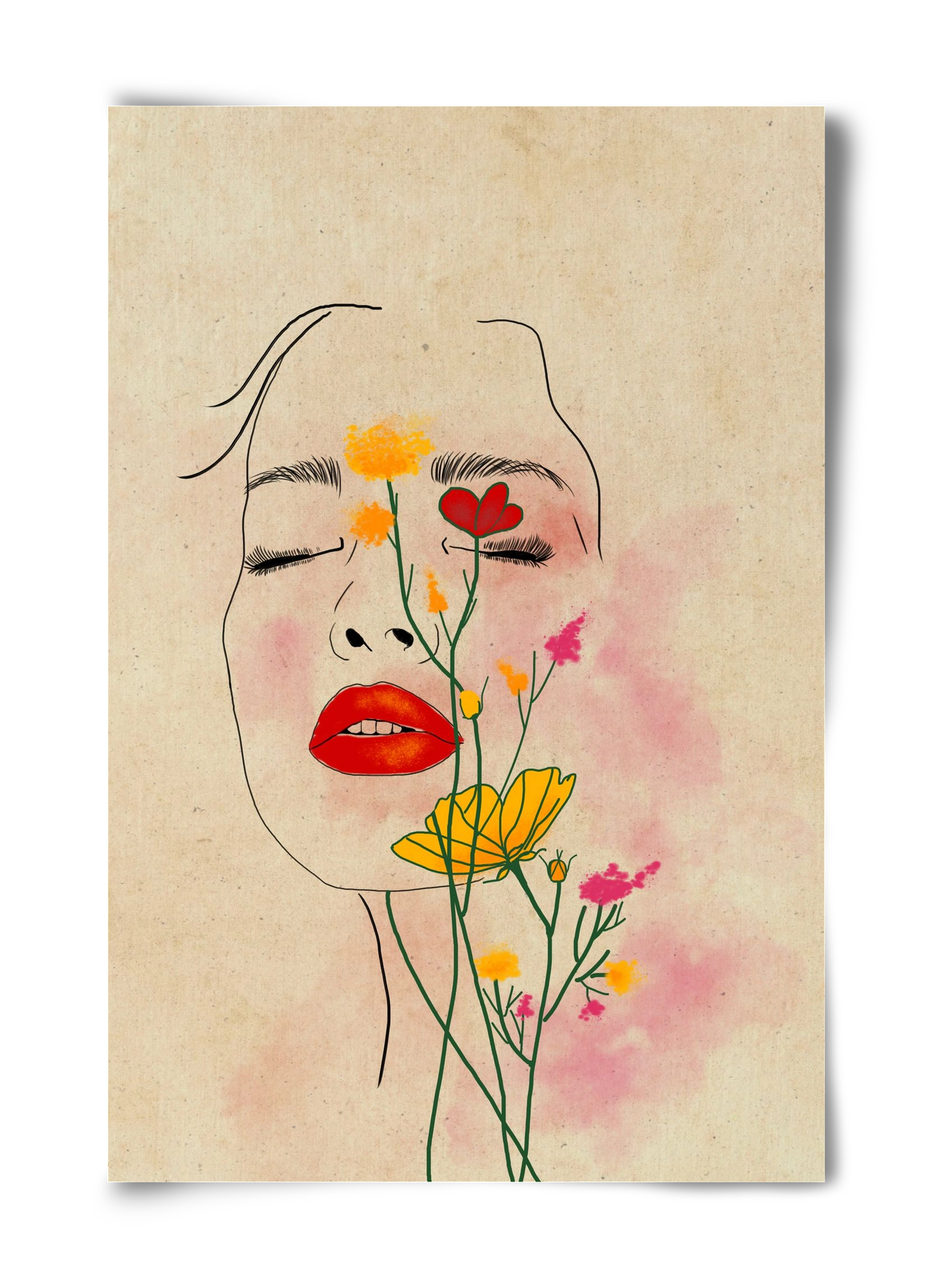 Dream in Bloom, 40x60 cm, Keret nélkül