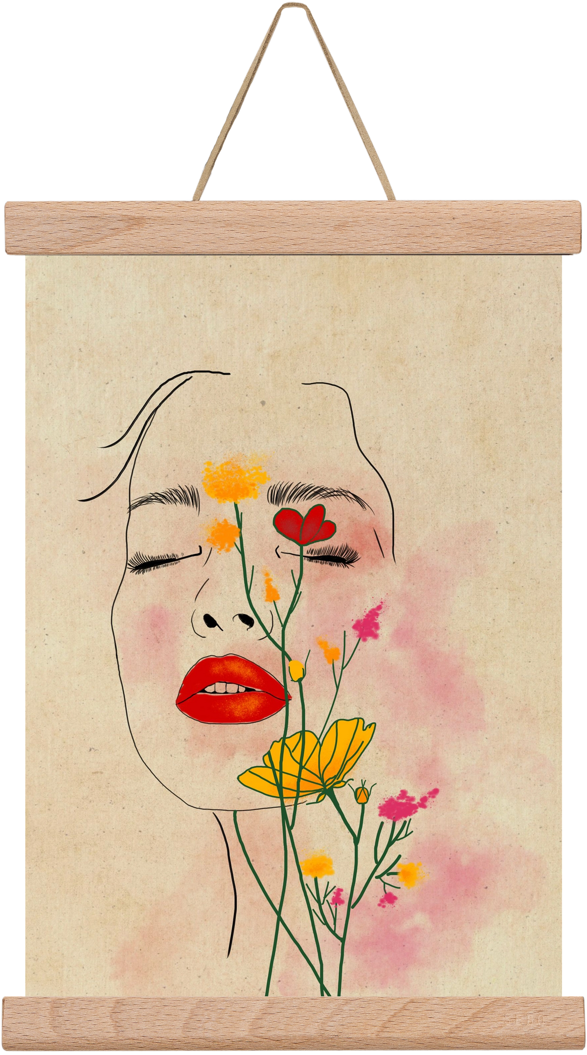 Dream in Bloom, 20x30 cm (20x30 cm), Tölgy akasztó