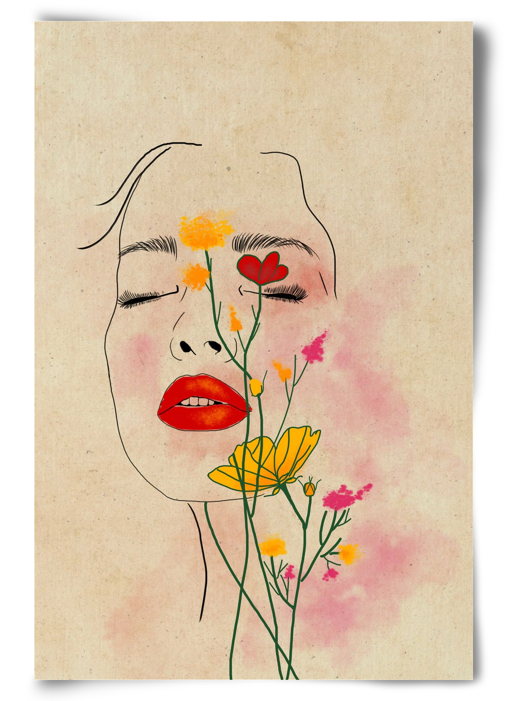Dream in Bloom, 60x90 cm, Keret nélkül