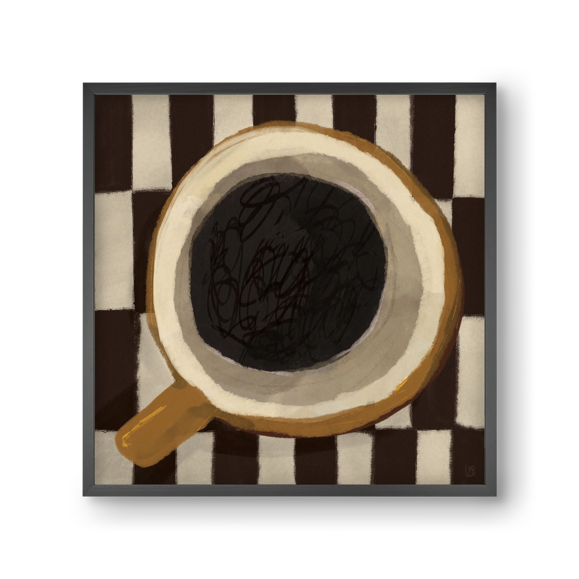 Bean sacrifice, 30x30 cm (30x30 cm), Fekete keret