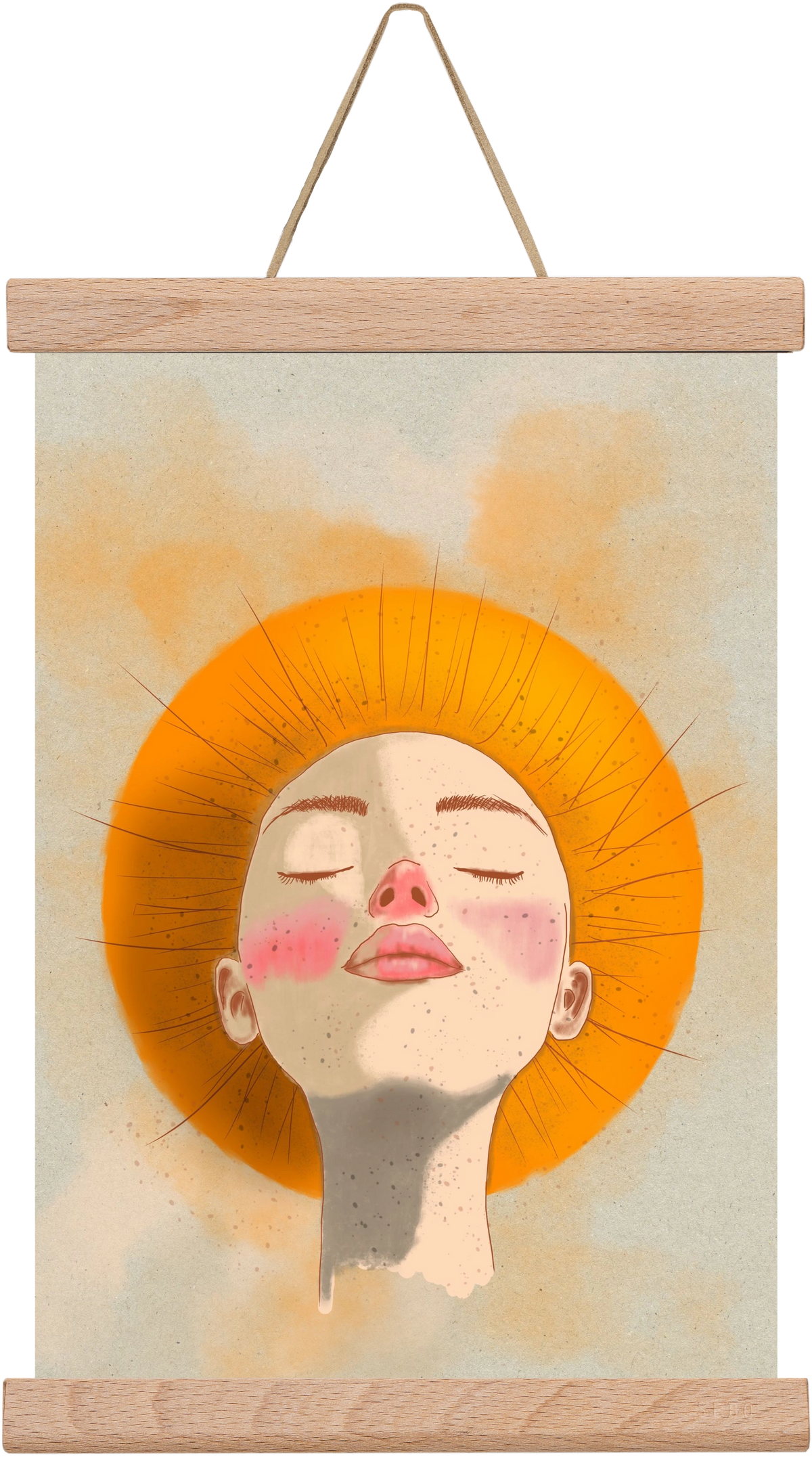 Golden Halo, 20x30 cm (20x30 cm), Tölgy akasztó