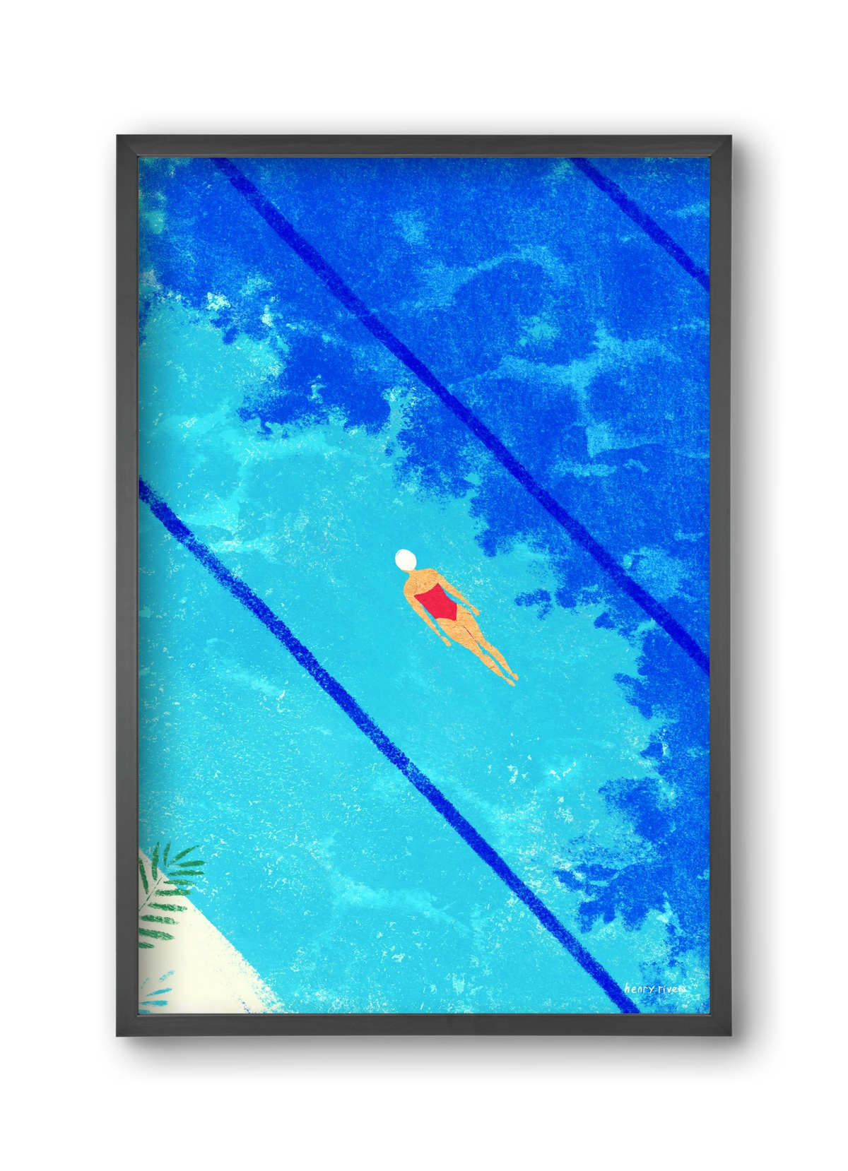 Calm below the surface, 30x45 cm (30x45 cm), Fekete keret