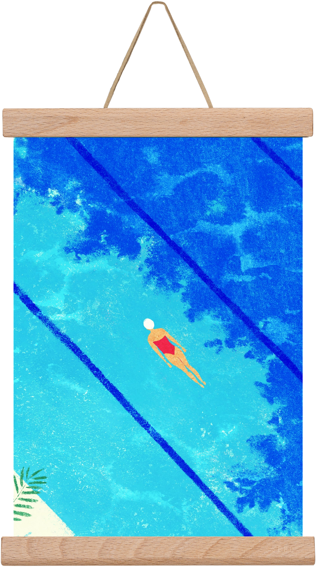 Calm below the surface, 20x30 cm (20x30 cm), Tölgy akasztó