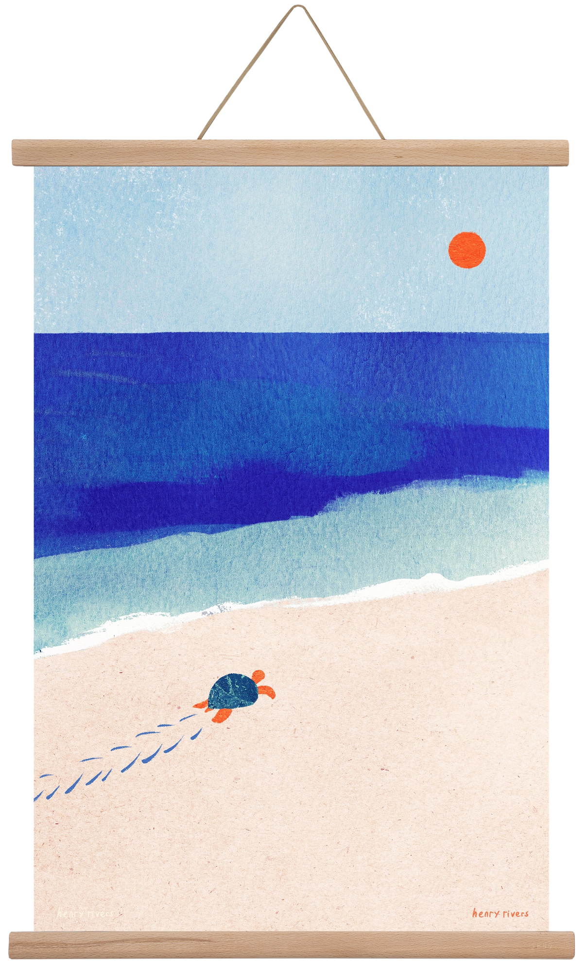 Following the sun, 40x60 cm (40x60 cm), Tölgy akasztó
