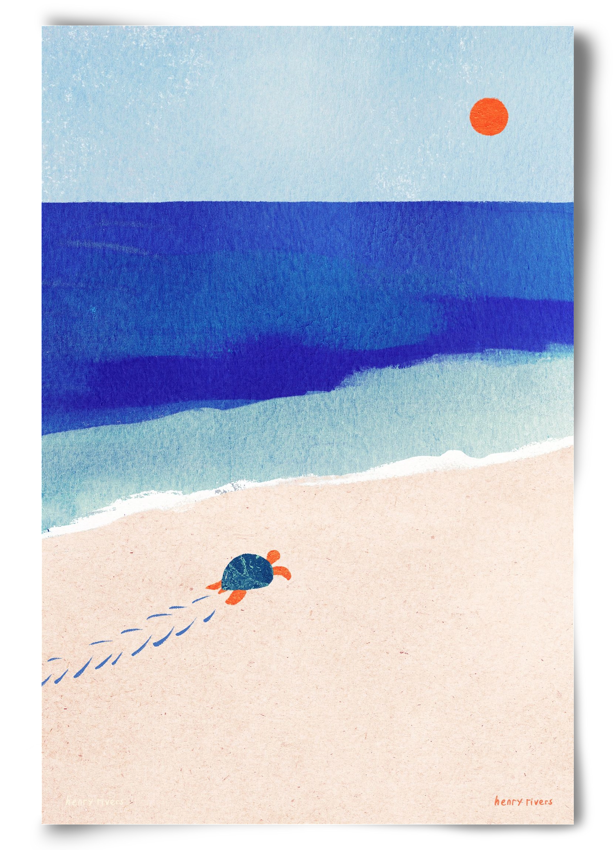 Following the sun, 60x90 cm, Keret nélkül