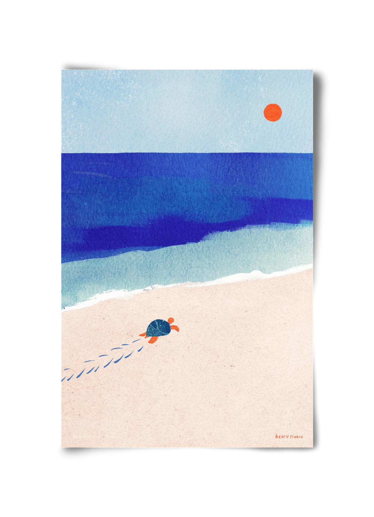Following the sun, 30x45 cm, Keret nélkül