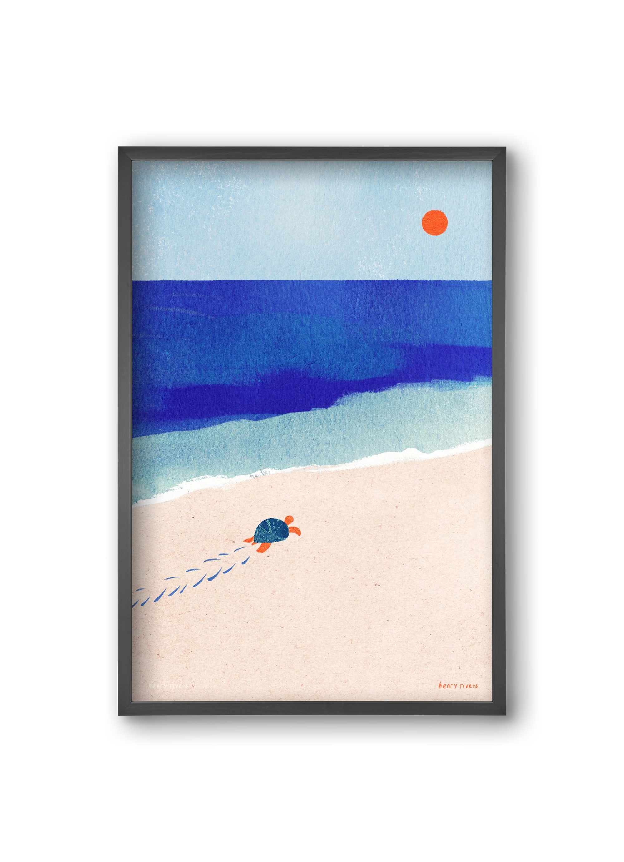 Following the sun, 20x30 cm (20x30 cm), Fekete keret