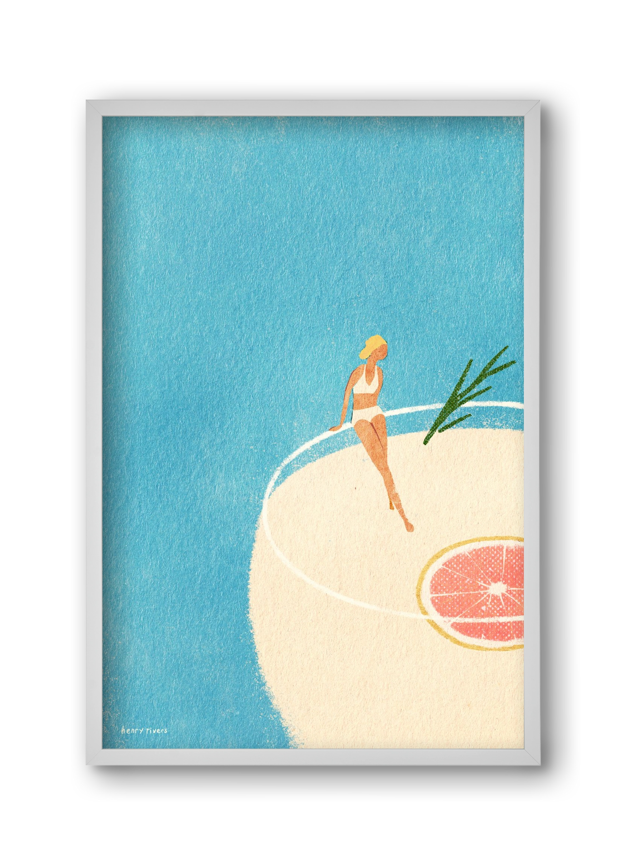 Gin and Tonic, 30x45 cm (30x45 cm), Fehér keret