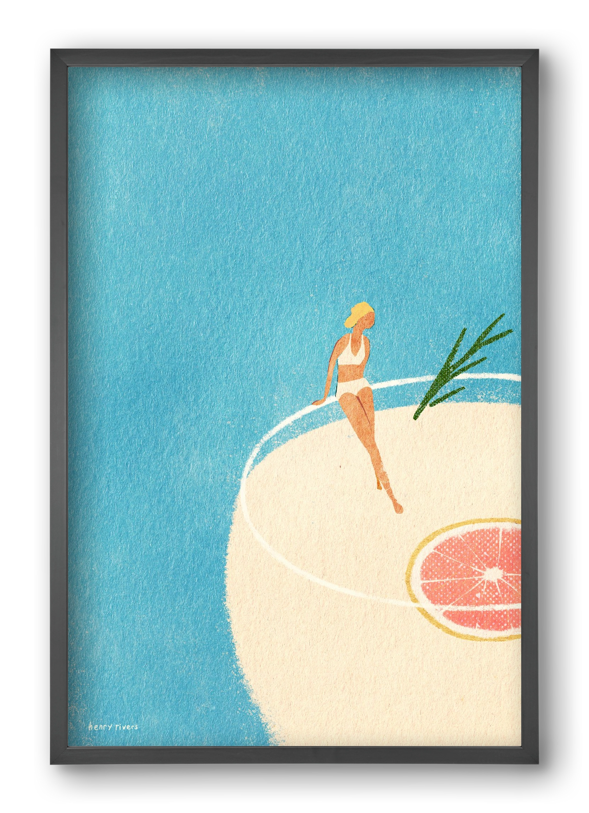 Gin and Tonic, 40x60 cm (40x60 cm), Fekete keret