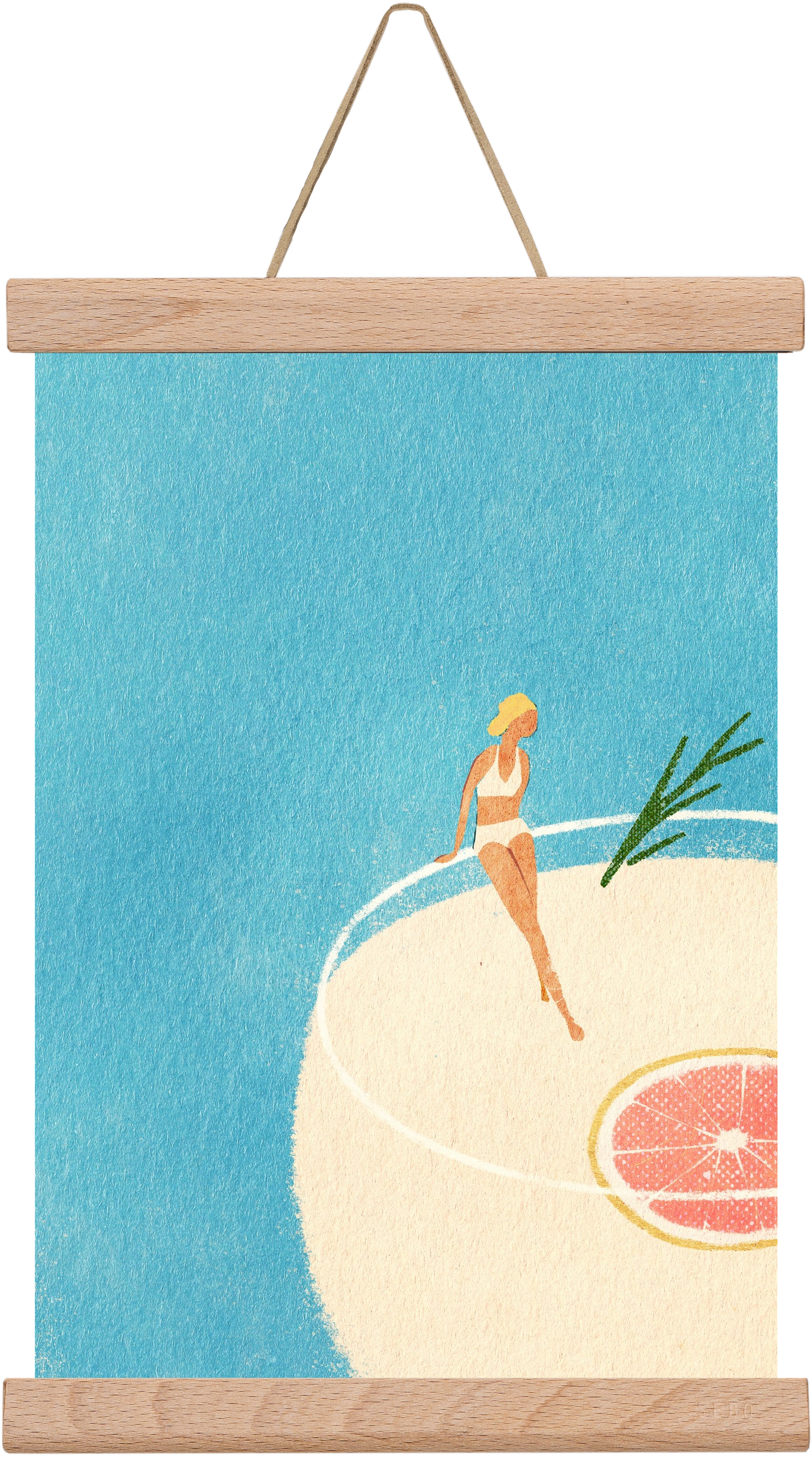 Gin and Tonic, 20x30 cm (20x30 cm), Tölgy akasztó