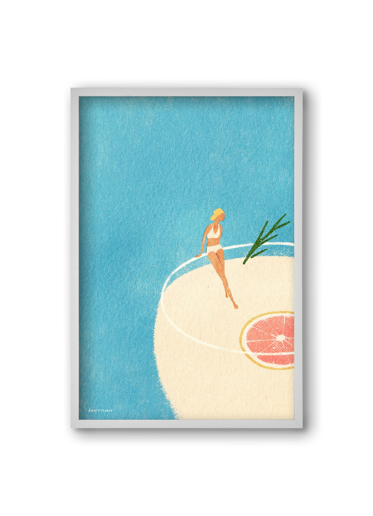 Gin and Tonic, 20x30 cm (20x30 cm), Fehér keret