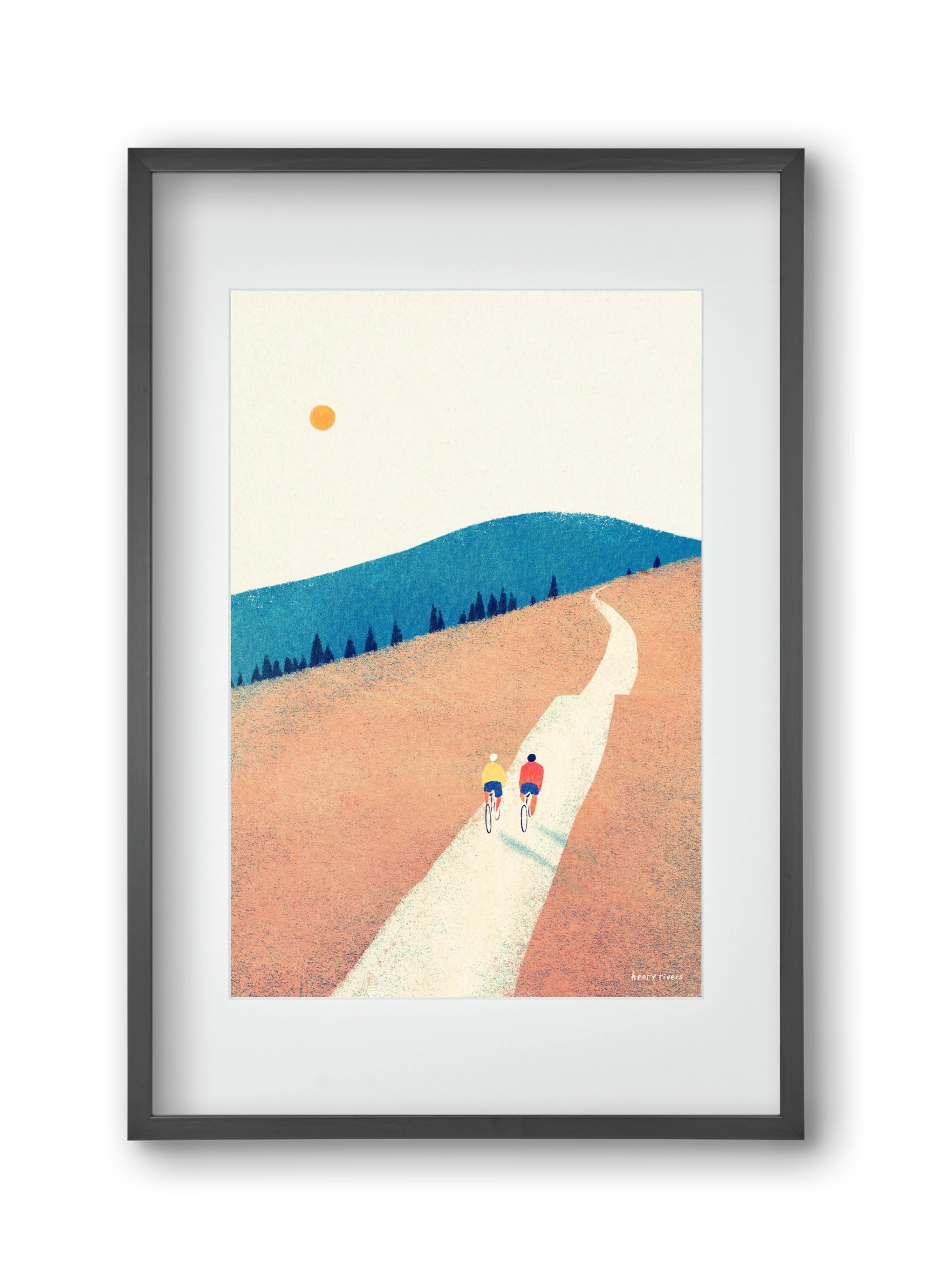Heatwave cycle, 30x45 cm (20x30 cm), Fekete keret, paszpartuval