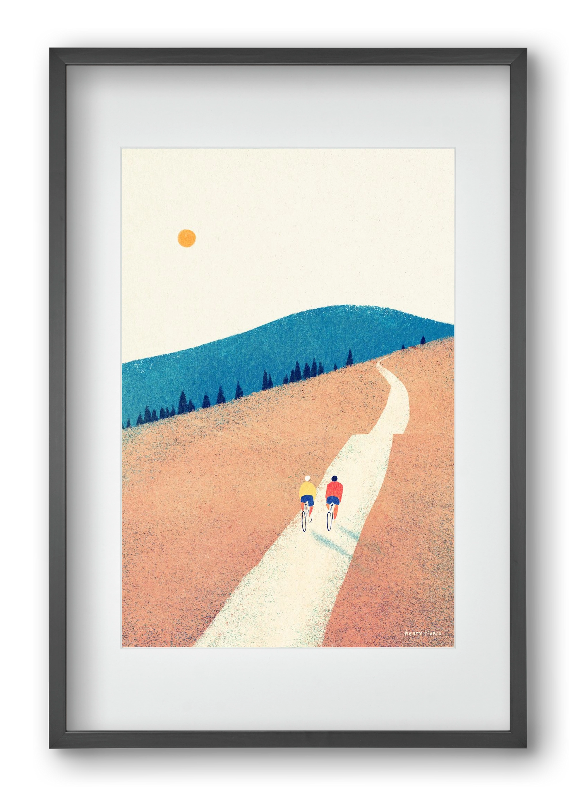 Heatwave cycle, 40x60 cm (30x45 cm), Fekete keret, paszpartuval