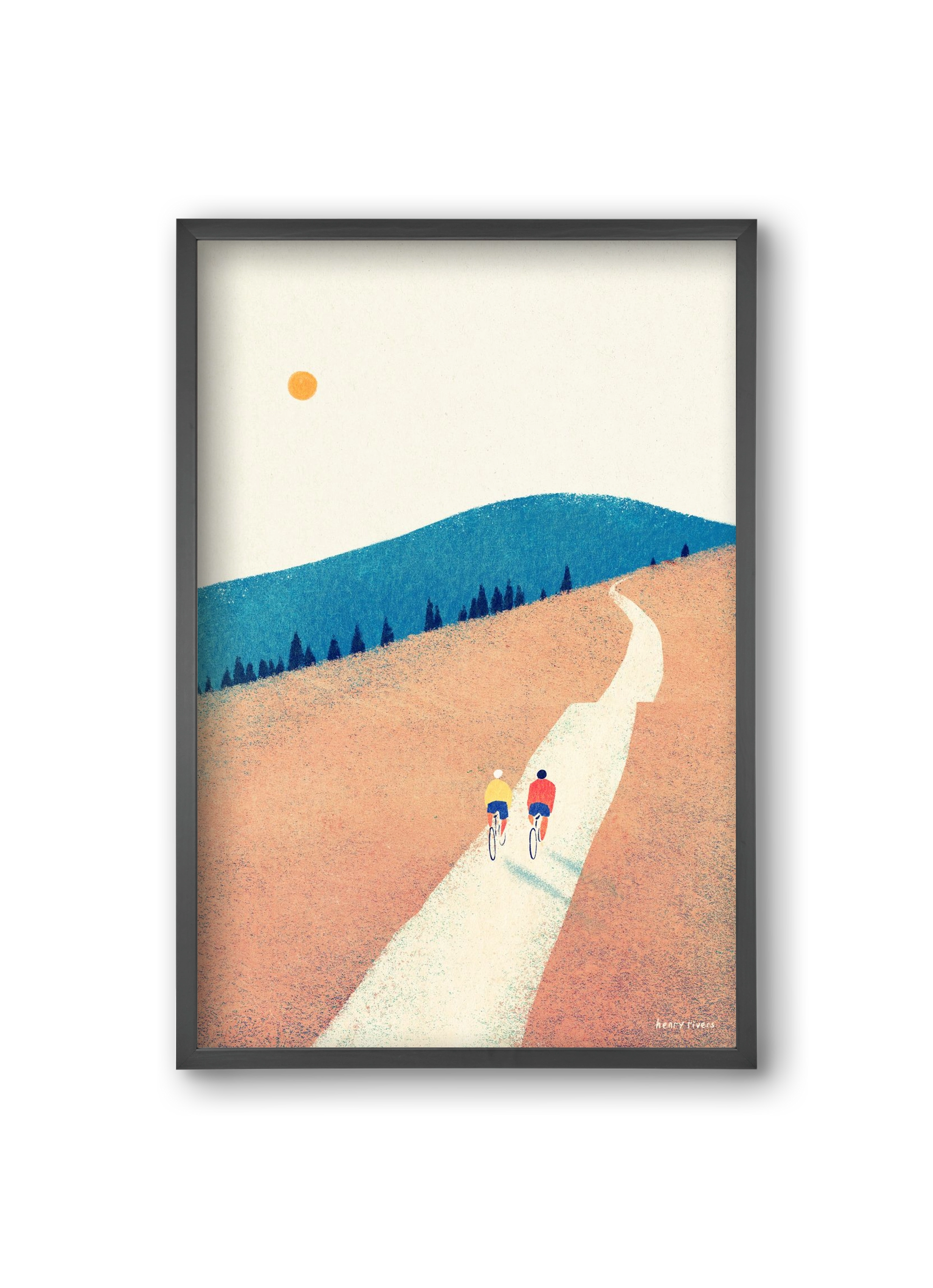 Heatwave cycle, 20x30 cm (20x30 cm), Fekete keret