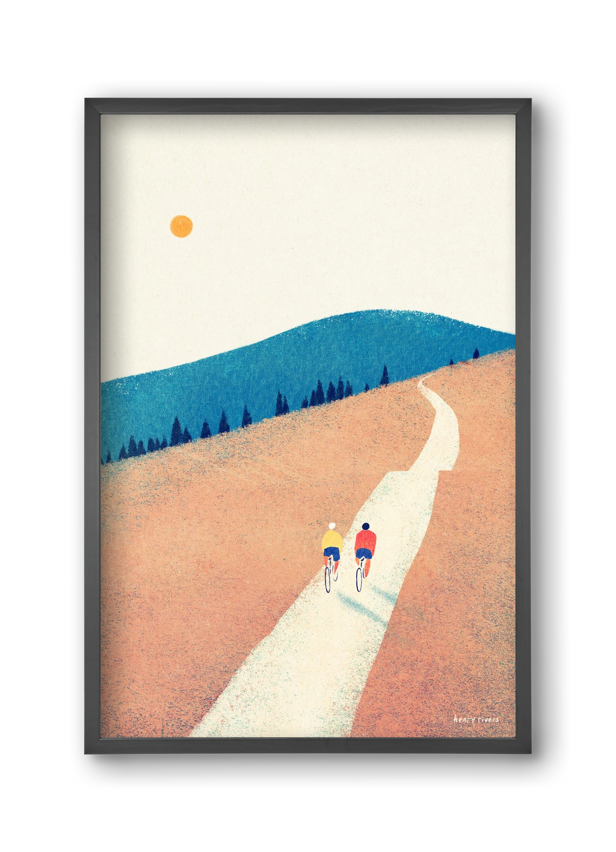 Heatwave cycle, 30x45 cm (30x45 cm), Fekete keret