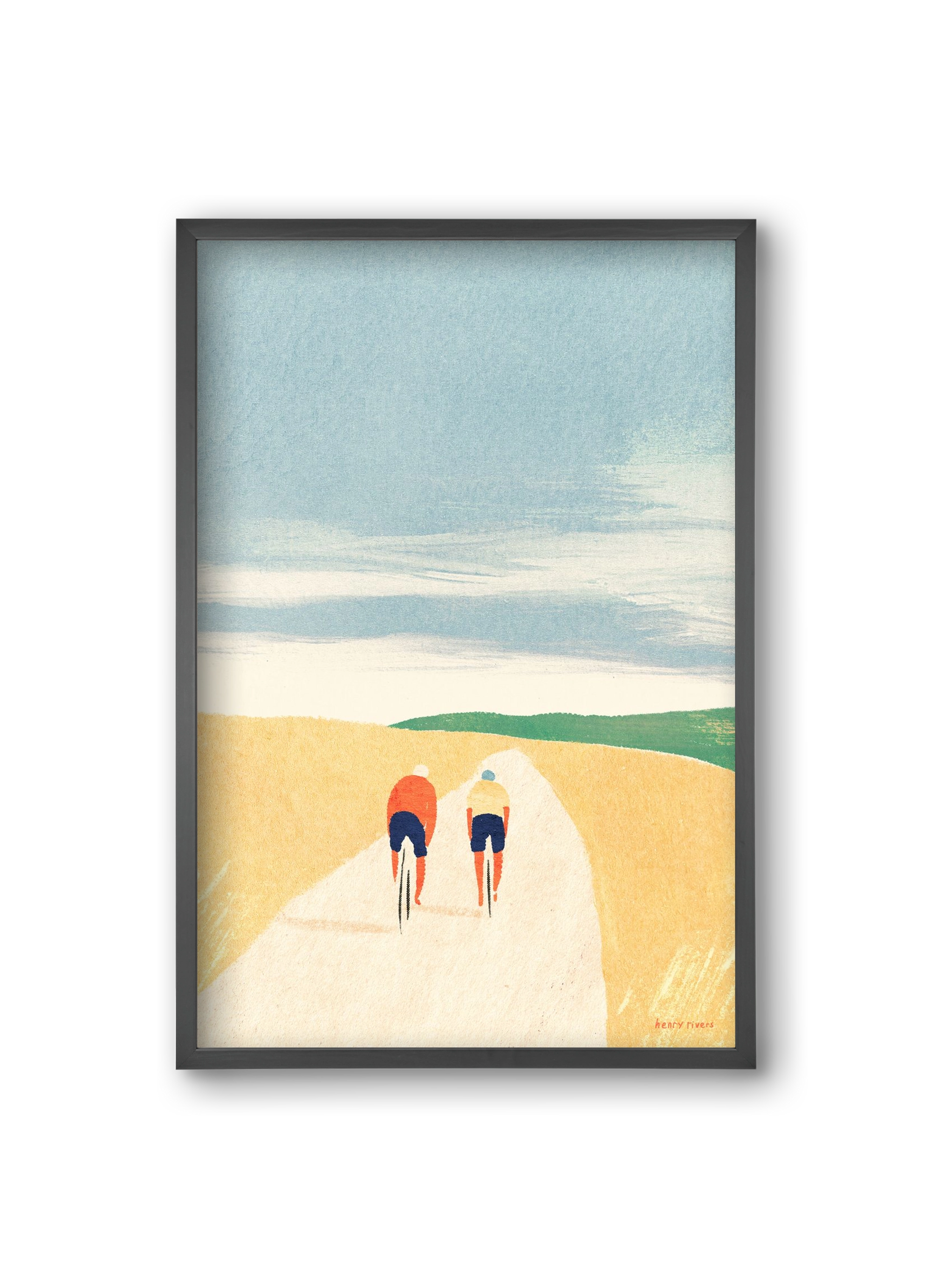 Cycle Buddies, 20x30 cm (20x30 cm), Fekete keret