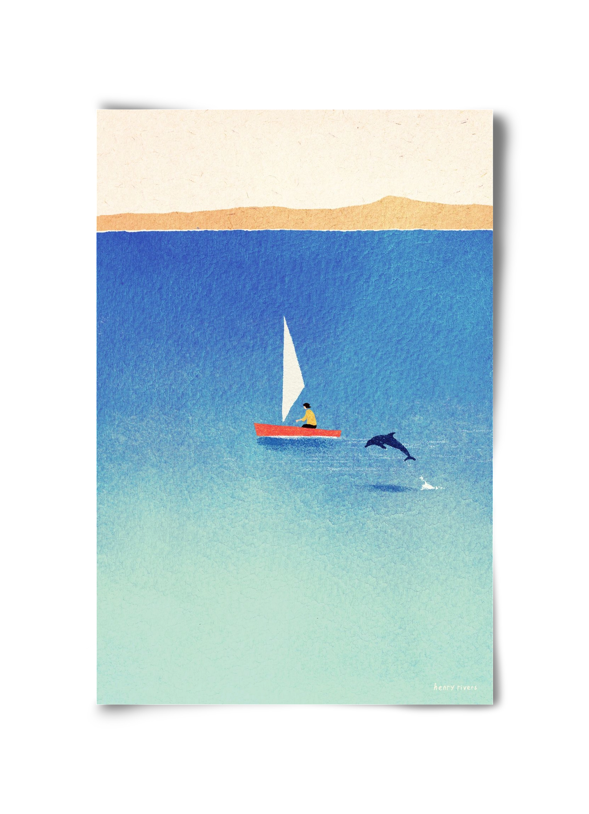 My dolphin friend, 30x45 cm, Keret nélkül