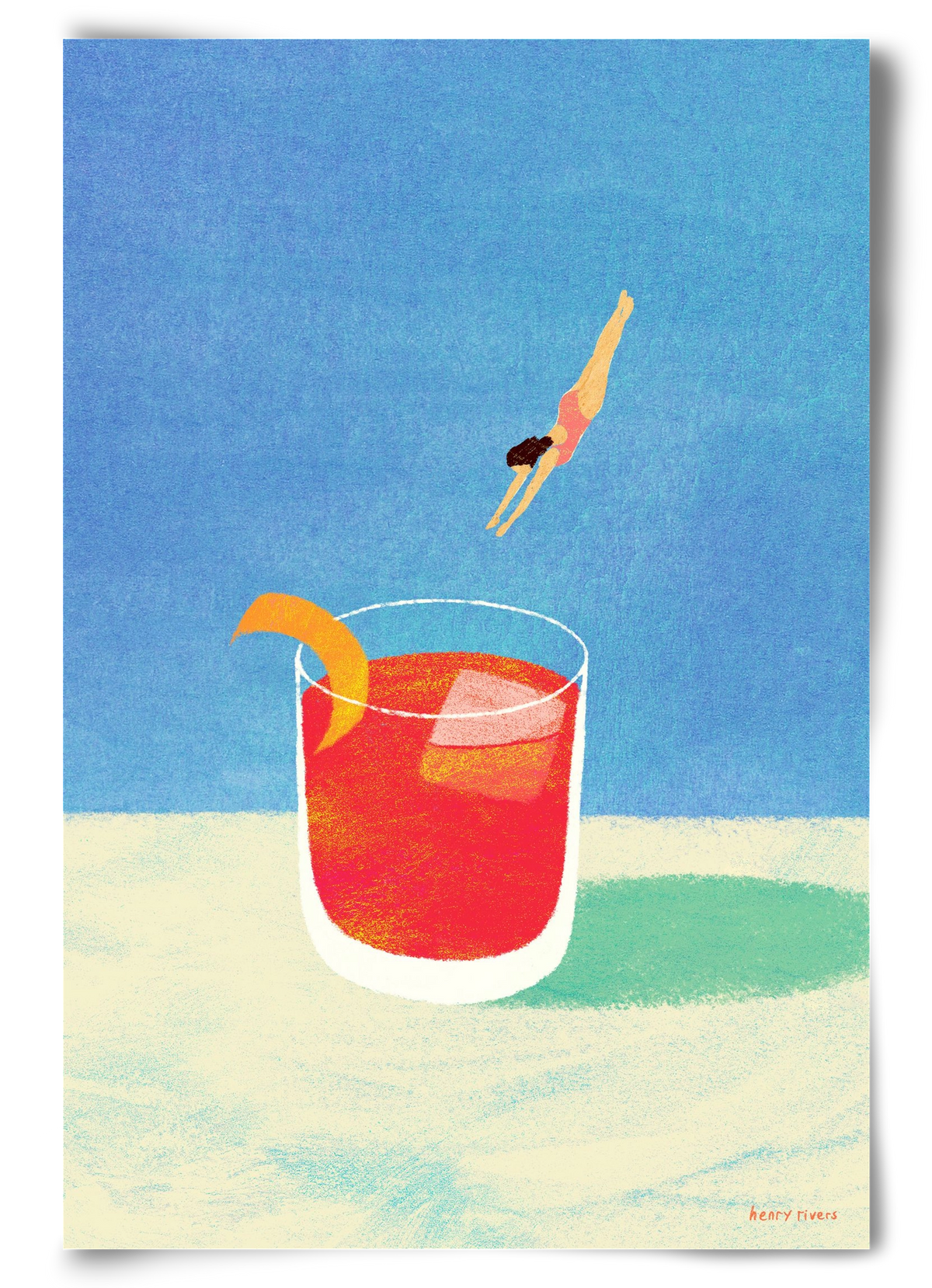 Negroni Please, 60x90 cm, Keret nélkül