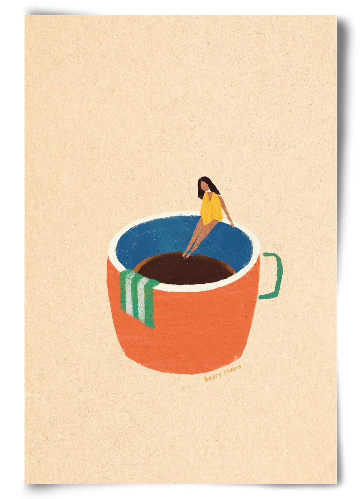 Espresso Dip, 60x90 cm, Keret nélkül