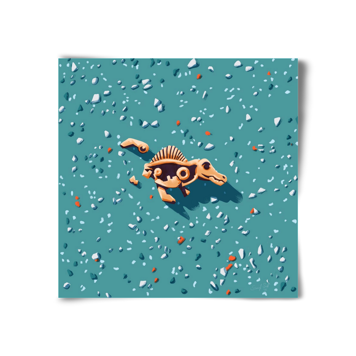 Lelet, 30x30 cm, Keret nélkül