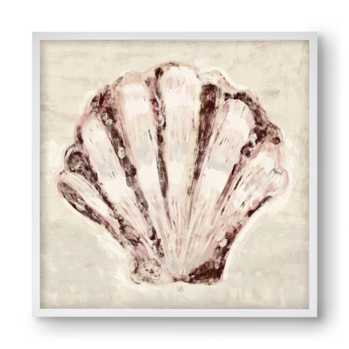 Jewel of the ocean, 40x40 cm (40x40 cm), Fehér keret