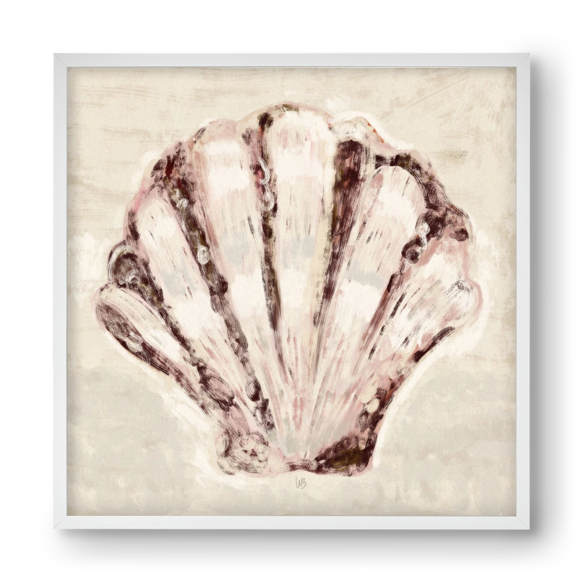 Jewel of the ocean, 40x40 cm (40x40 cm), Fehér keret