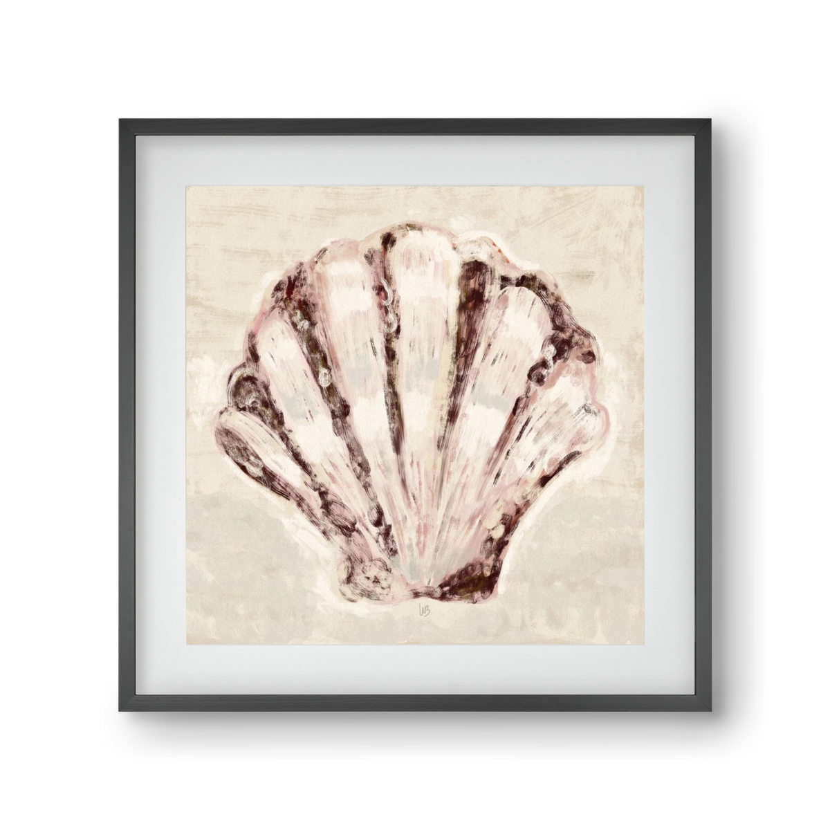 Jewel of the ocean, 30x30 cm (20x20 cm), Fekete keret, paszpartuval