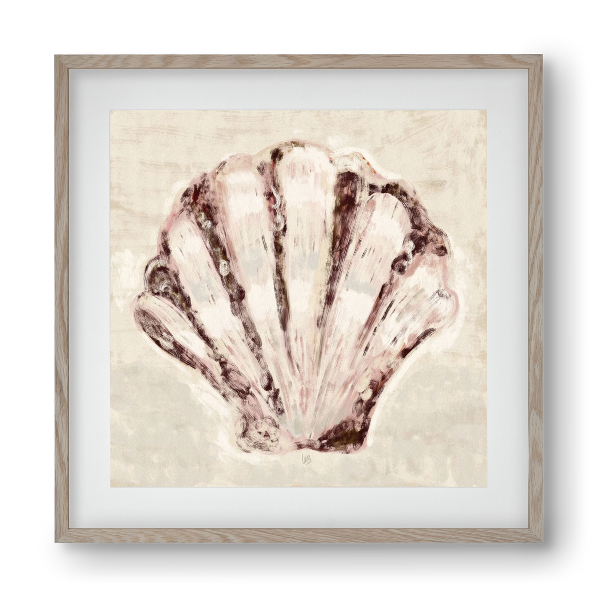 Jewel of the ocean, 40x40 cm (30x30 cm), Tölgy keret, paszpartuval