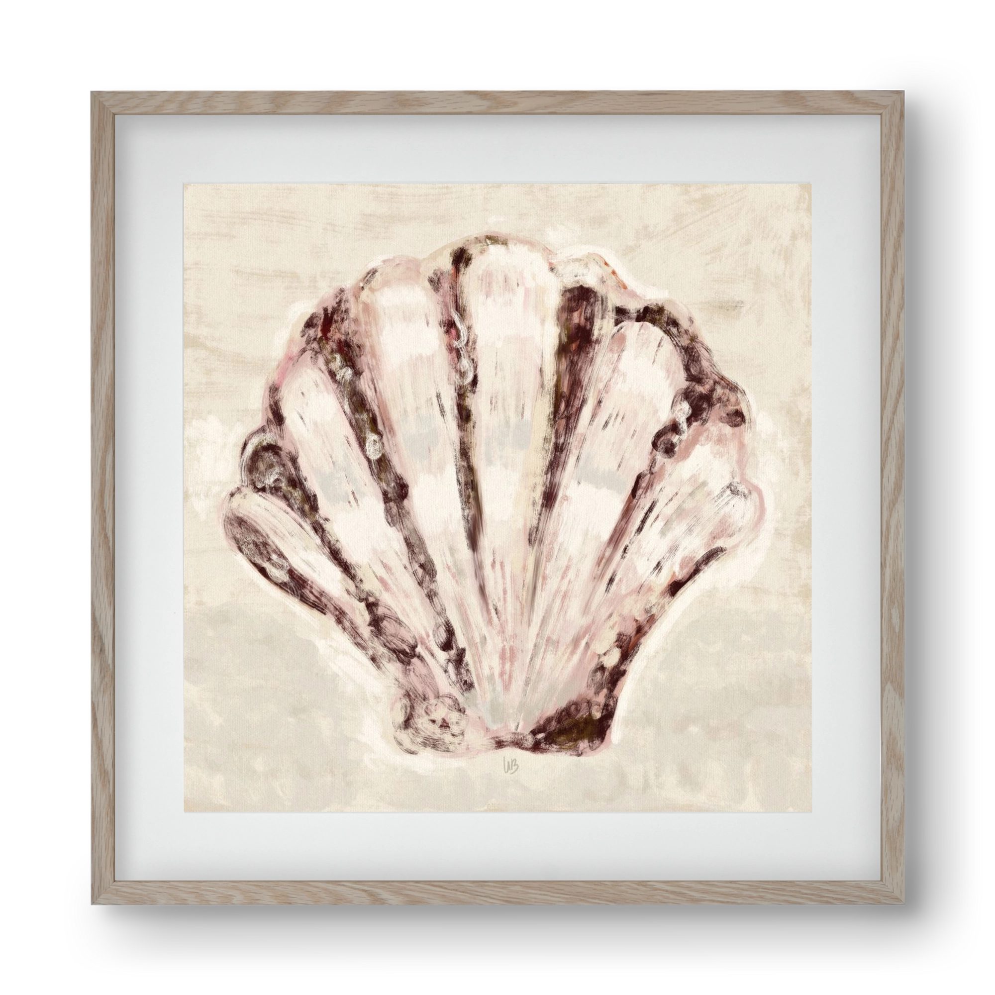 Jewel of the ocean, 40x40 cm (30x30 cm), Tölgy keret, paszpartuval