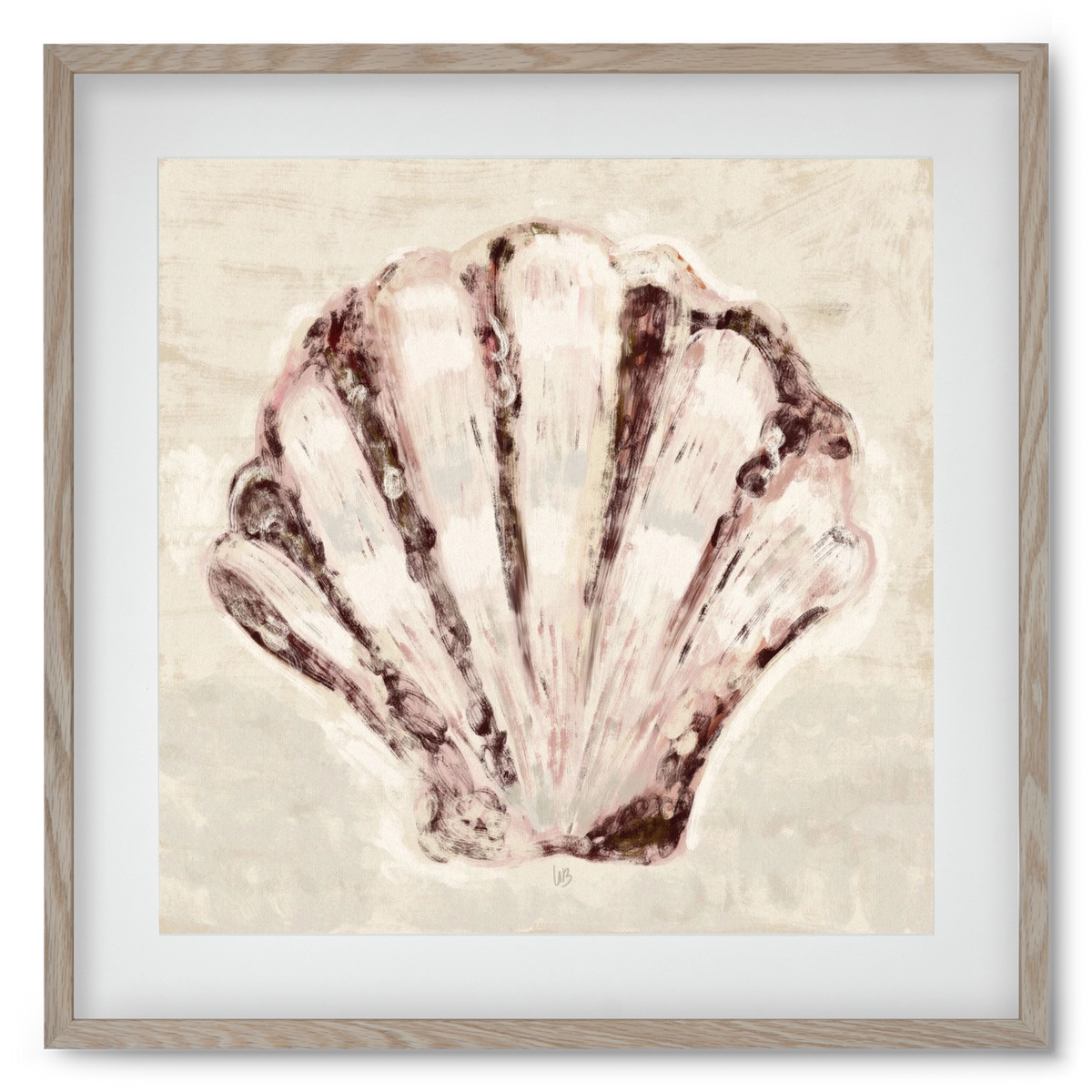 Jewel of the ocean, 50x50 cm (40x40 cm), Tölgy keret, paszpartuval