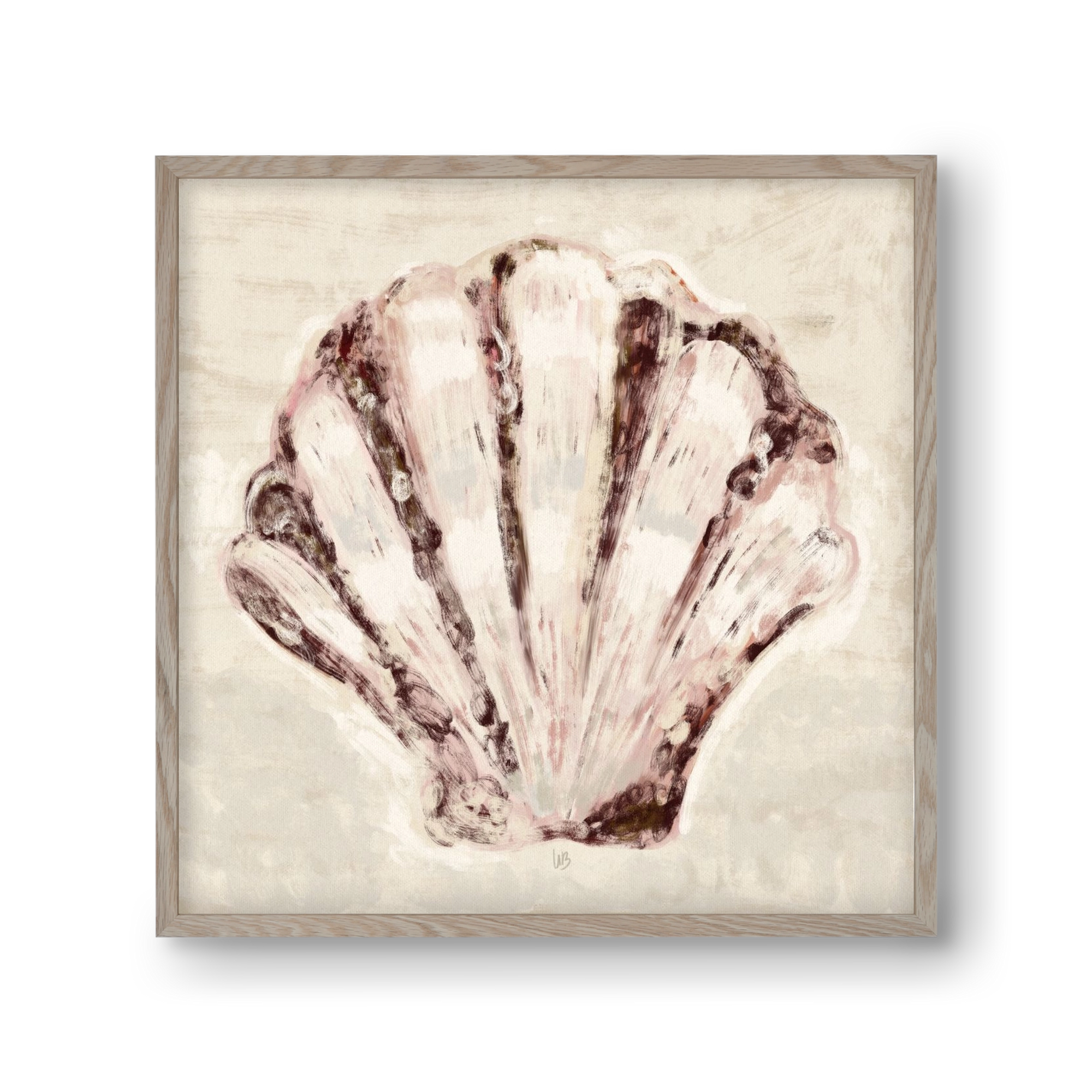 Jewel of the ocean, 30x30 cm (30x30 cm), Tölgy keret