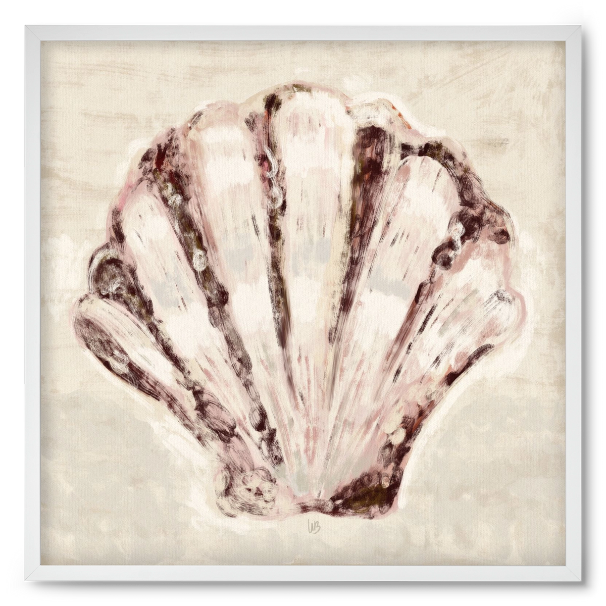 Jewel of the ocean, 50x50 cm (50x50 cm), Fehér keret