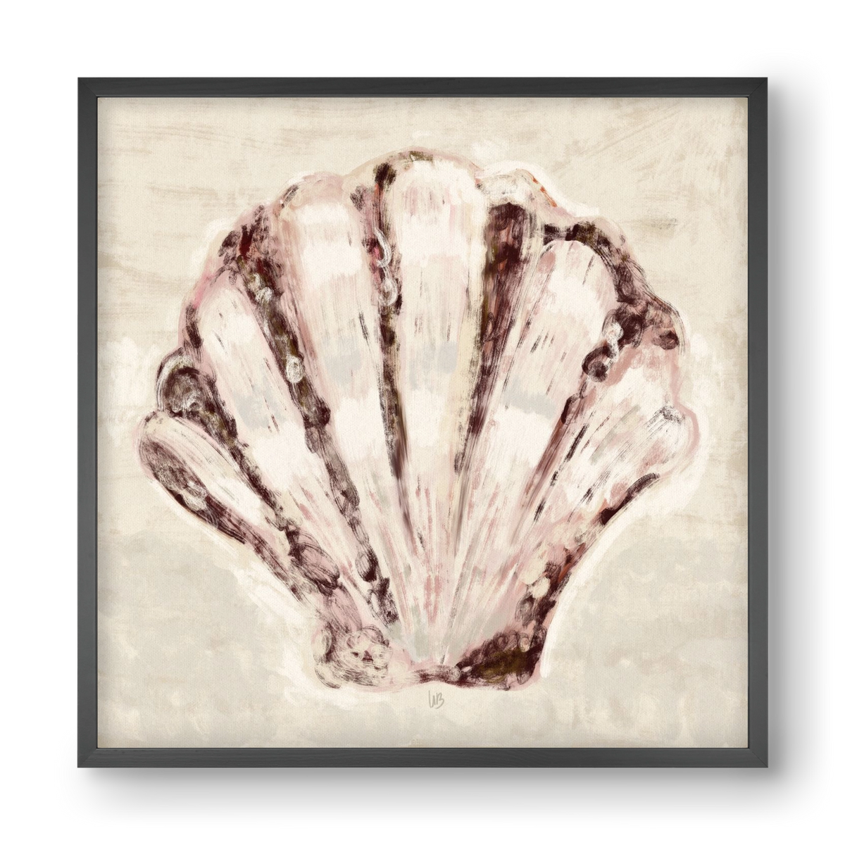 Jewel of the ocean, 40x40 cm (40x40 cm), Fekete keret