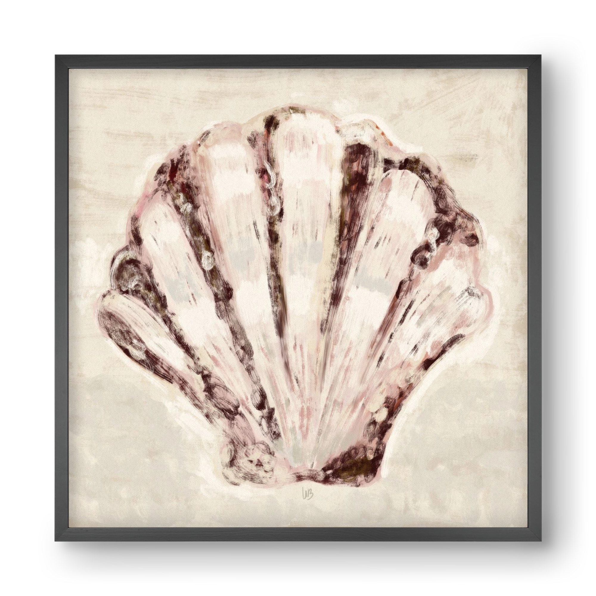 Jewel of the ocean, 40x40 cm (40x40 cm), Fekete keret