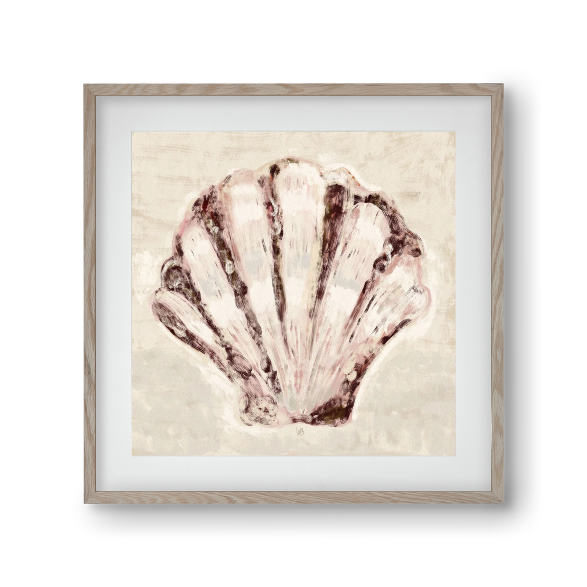 Jewel of the ocean, 30x30 cm (20x20 cm), Tölgy keret, paszpartuval