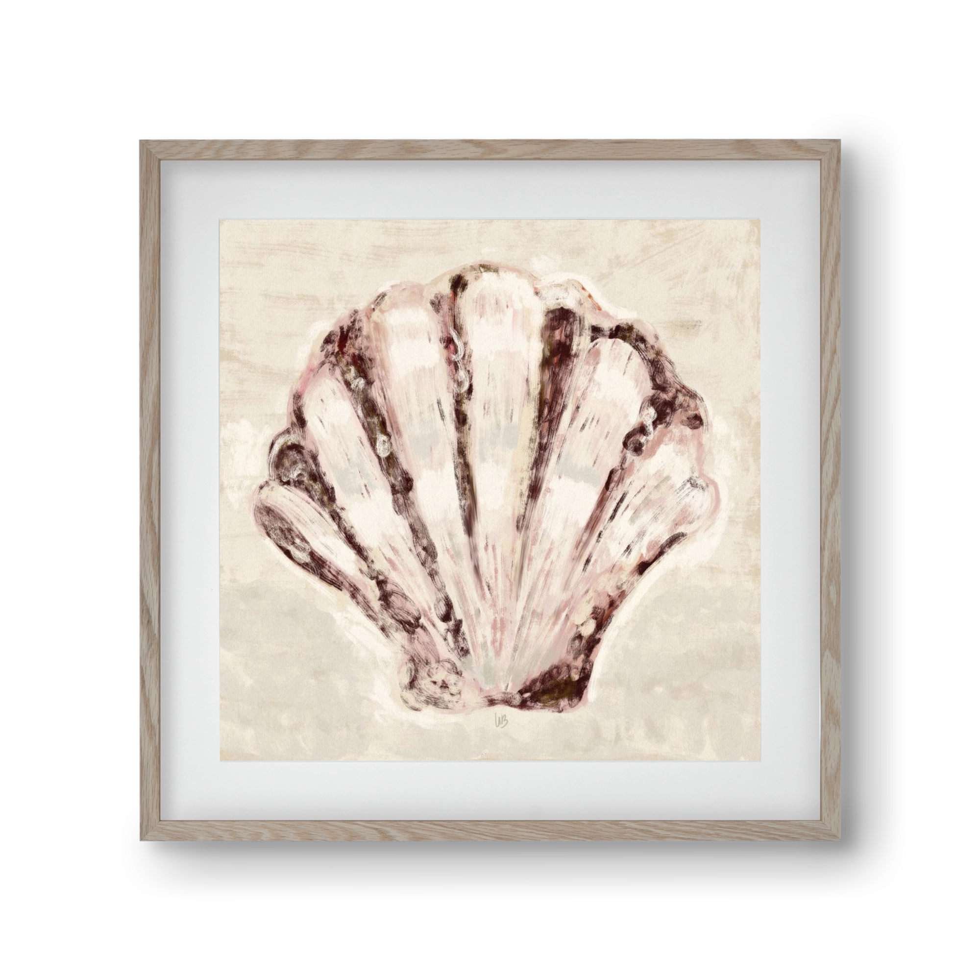 Jewel of the ocean, 30x30 cm (20x20 cm), Tölgy keret, paszpartuval