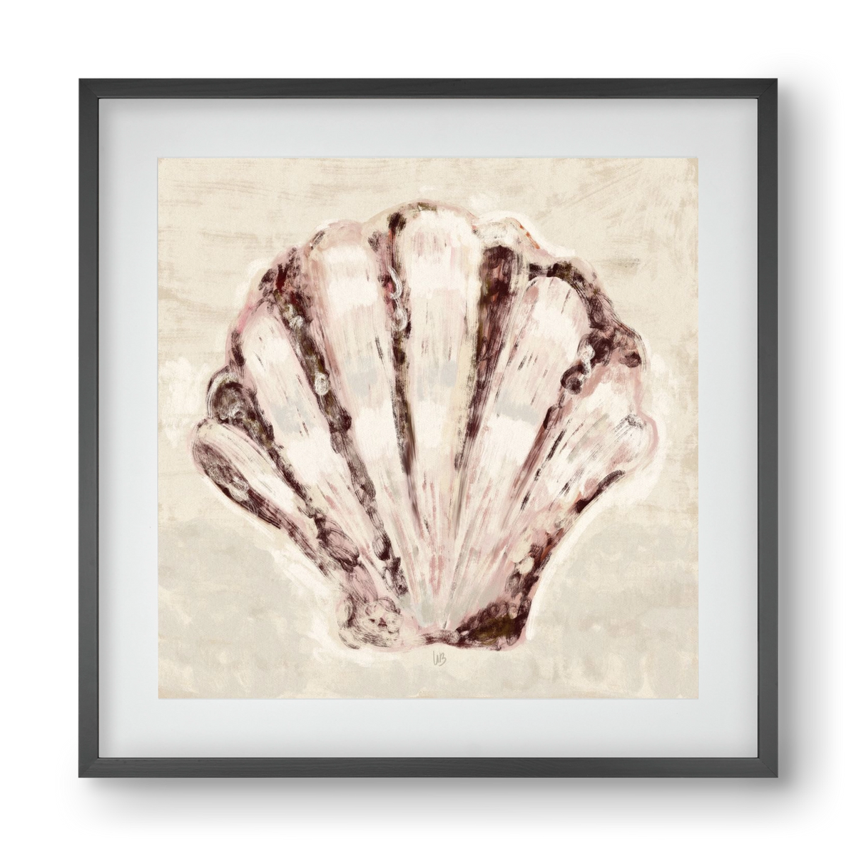 Jewel of the ocean, 40x40 cm (30x30 cm), Fekete keret, paszpartuval
