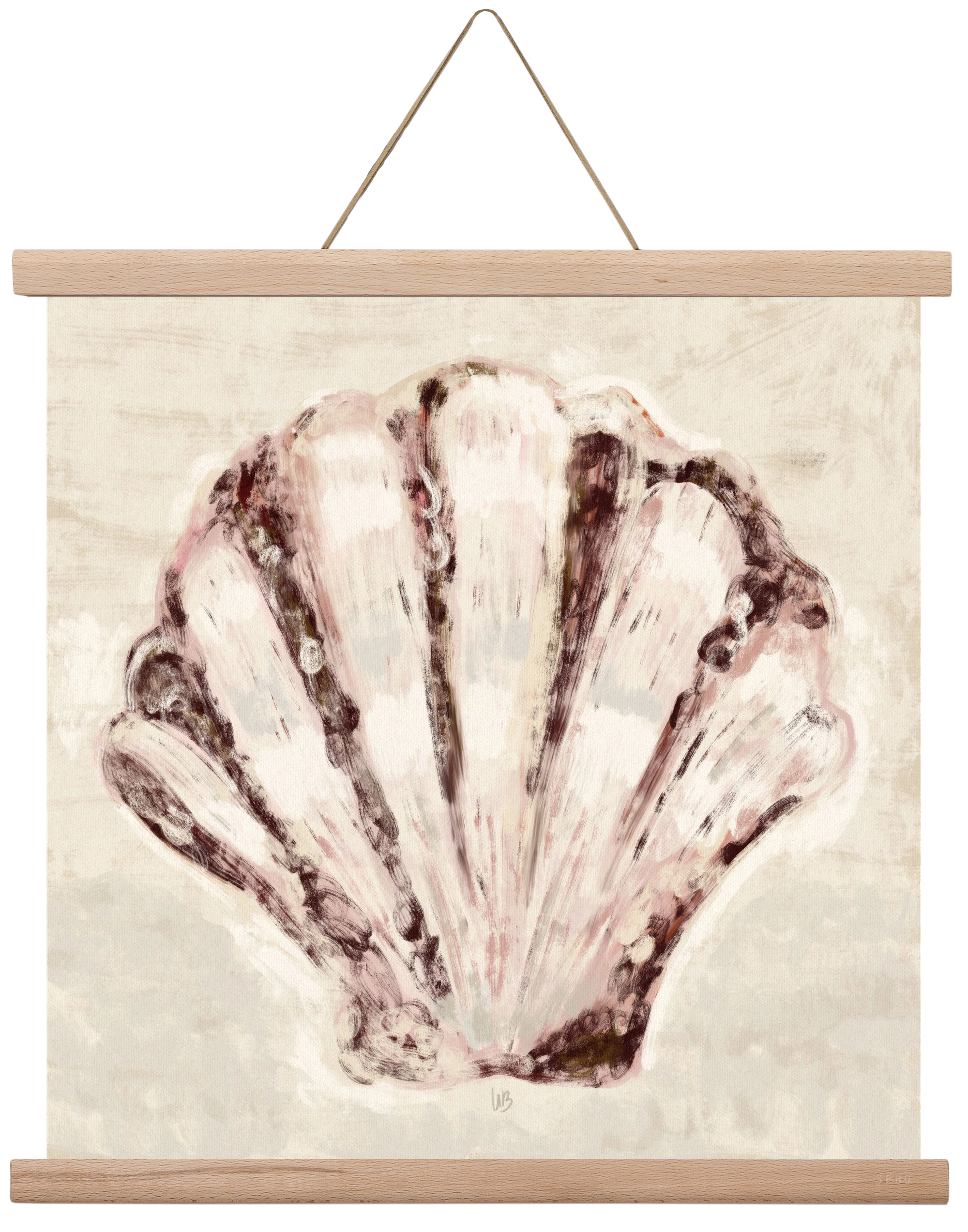 Jewel of the ocean, 40x40 cm (40x40 cm), Tölgy akasztó