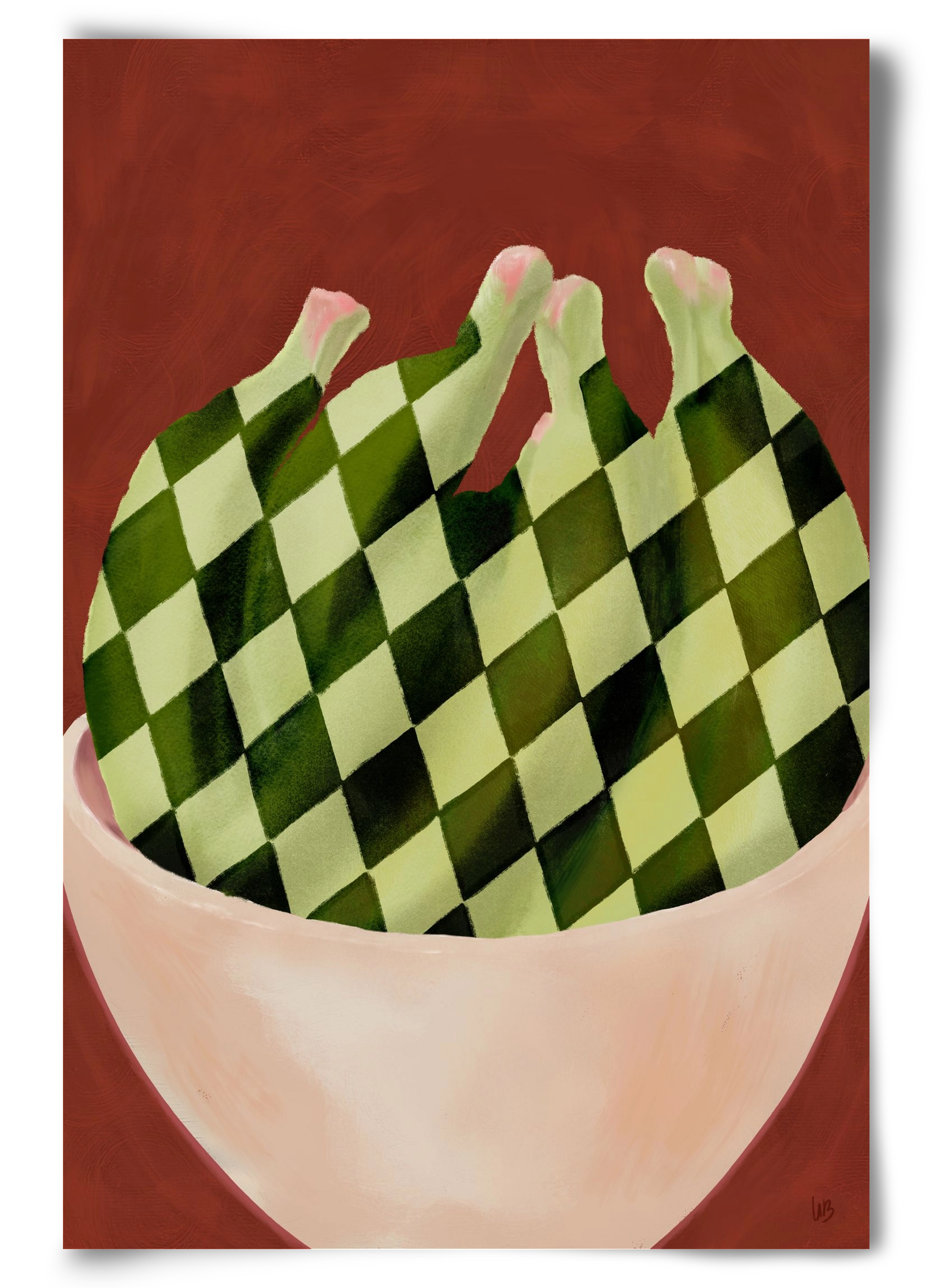 Harlequin Bananas, 60x90 cm, Keret nélkül