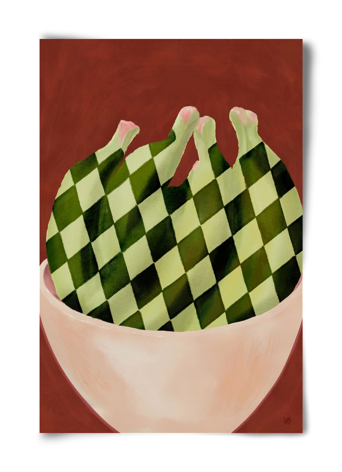 Harlequin Bananas, 40x60 cm, Keret nélkül