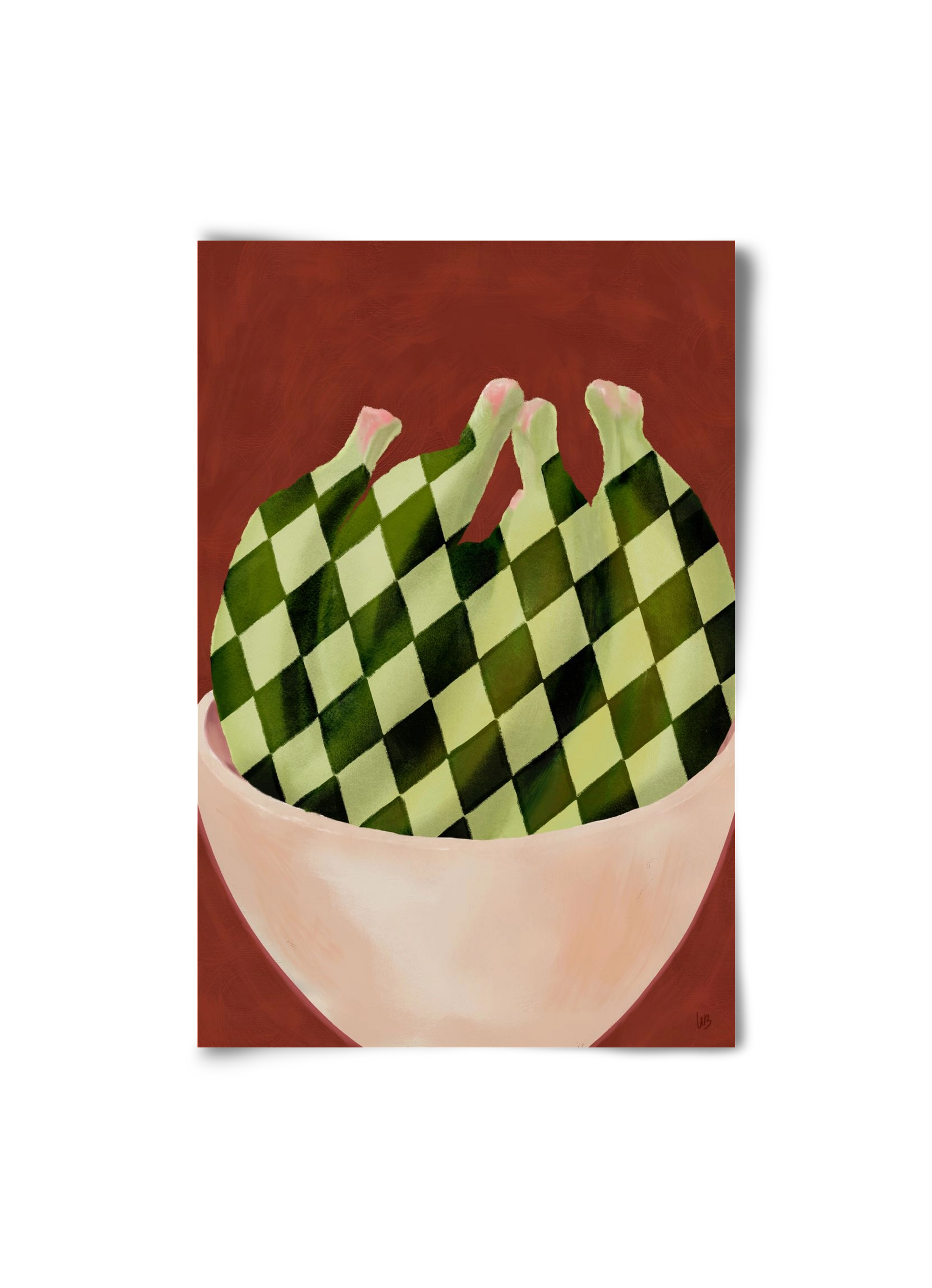 Harlequin Bananas, 20x30 cm, Keret nélkül
