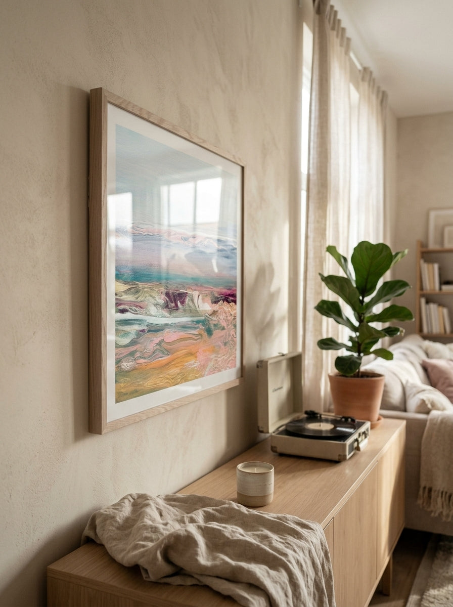 Framed abstract wall art — Lifestyle - Home | Generated by Modelize