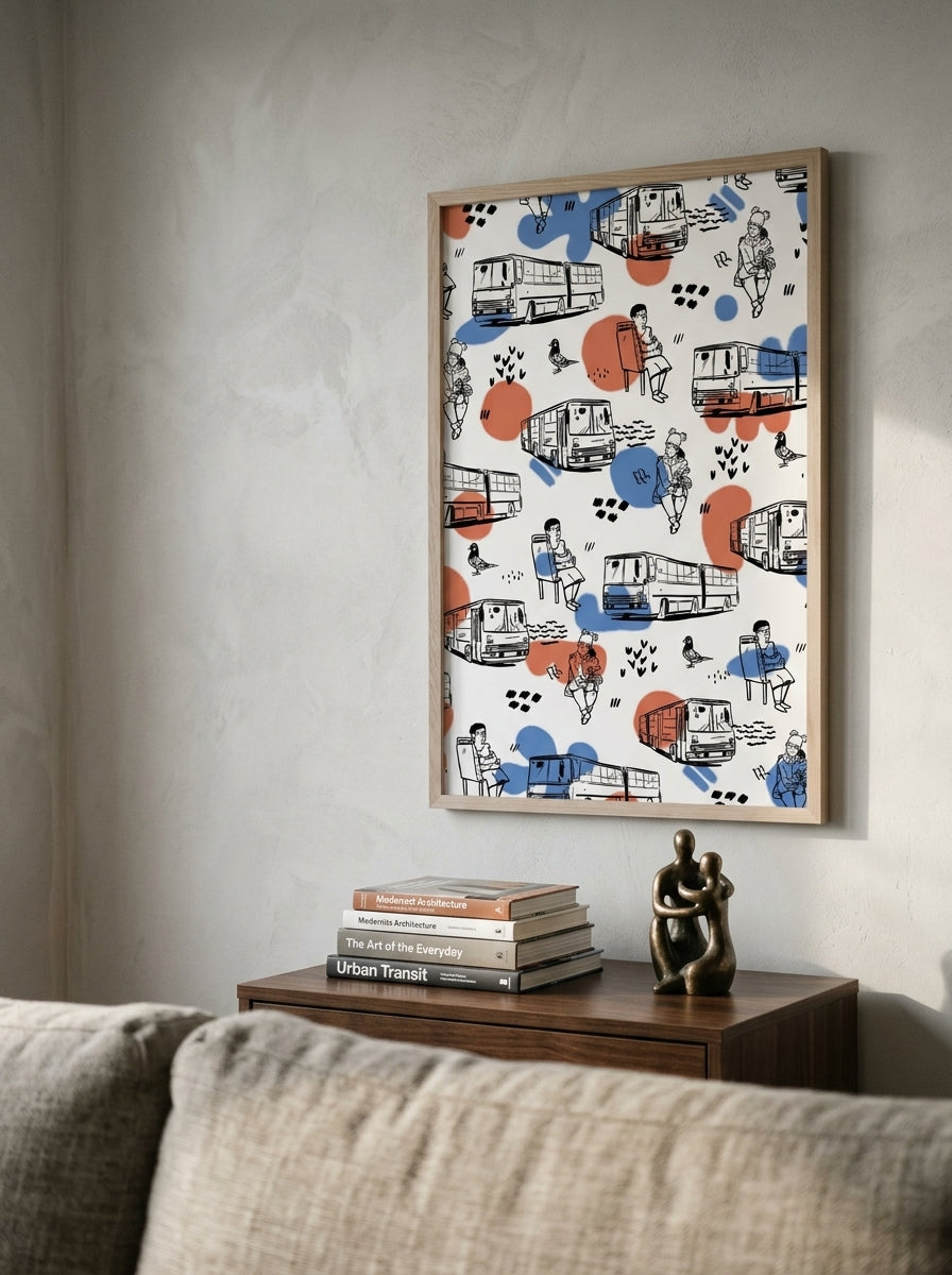 Framed art print — Lifestyle - Home | Generated by Modelize